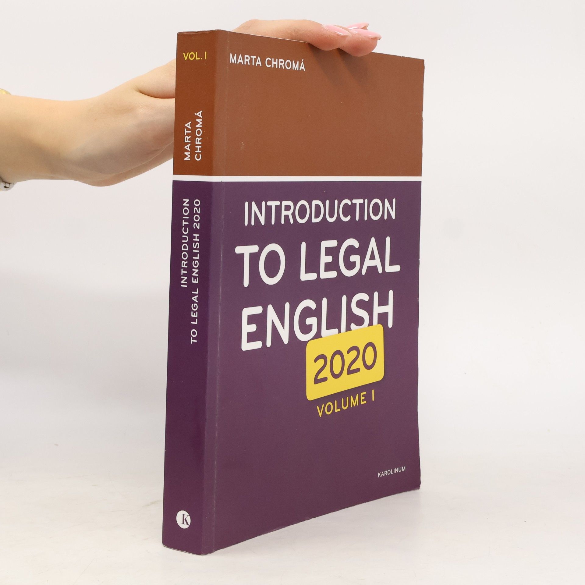 Marta Chromá Introduction to legal English : Volume I