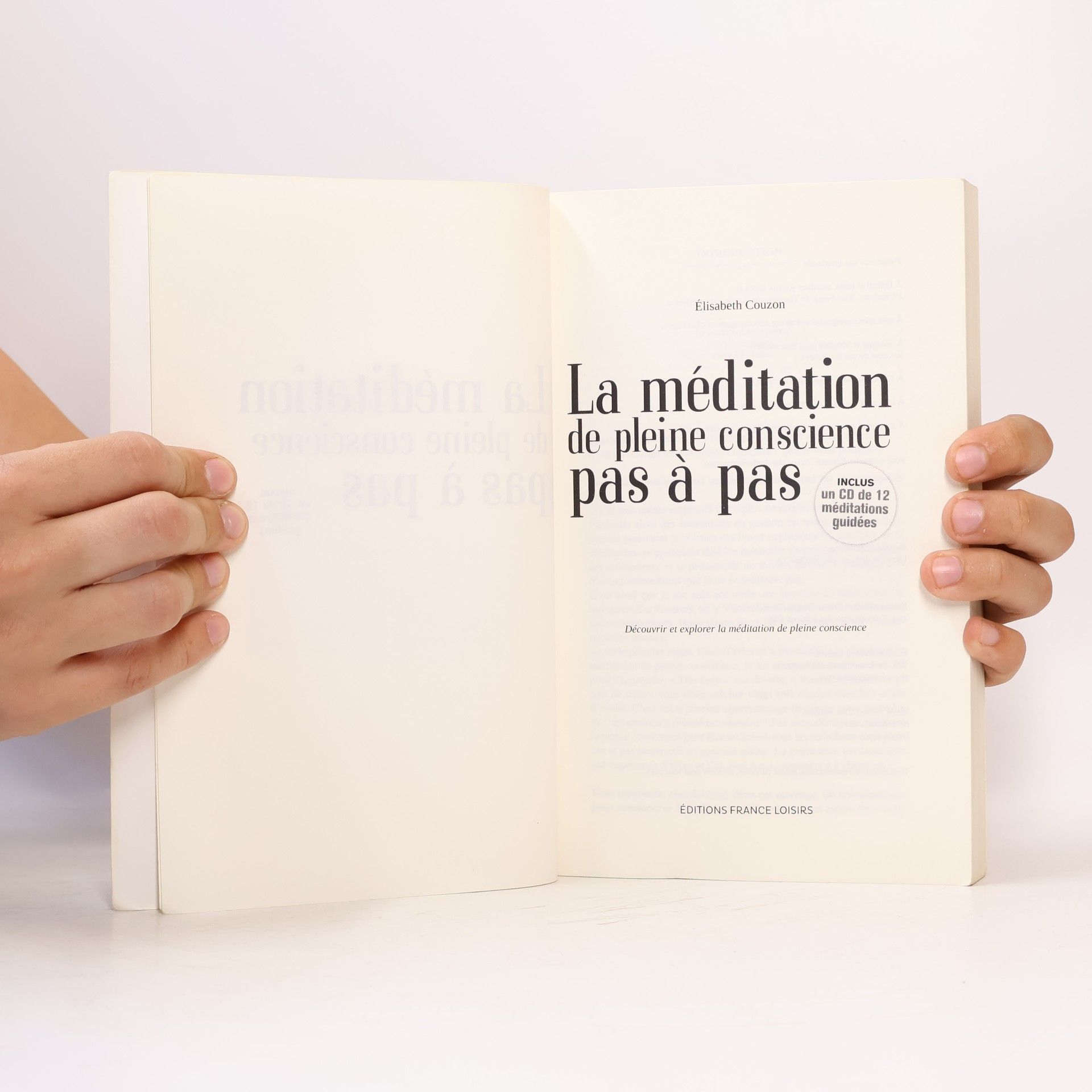 Élisabeth Couzon La méditation de pleine conscience pas à pas
