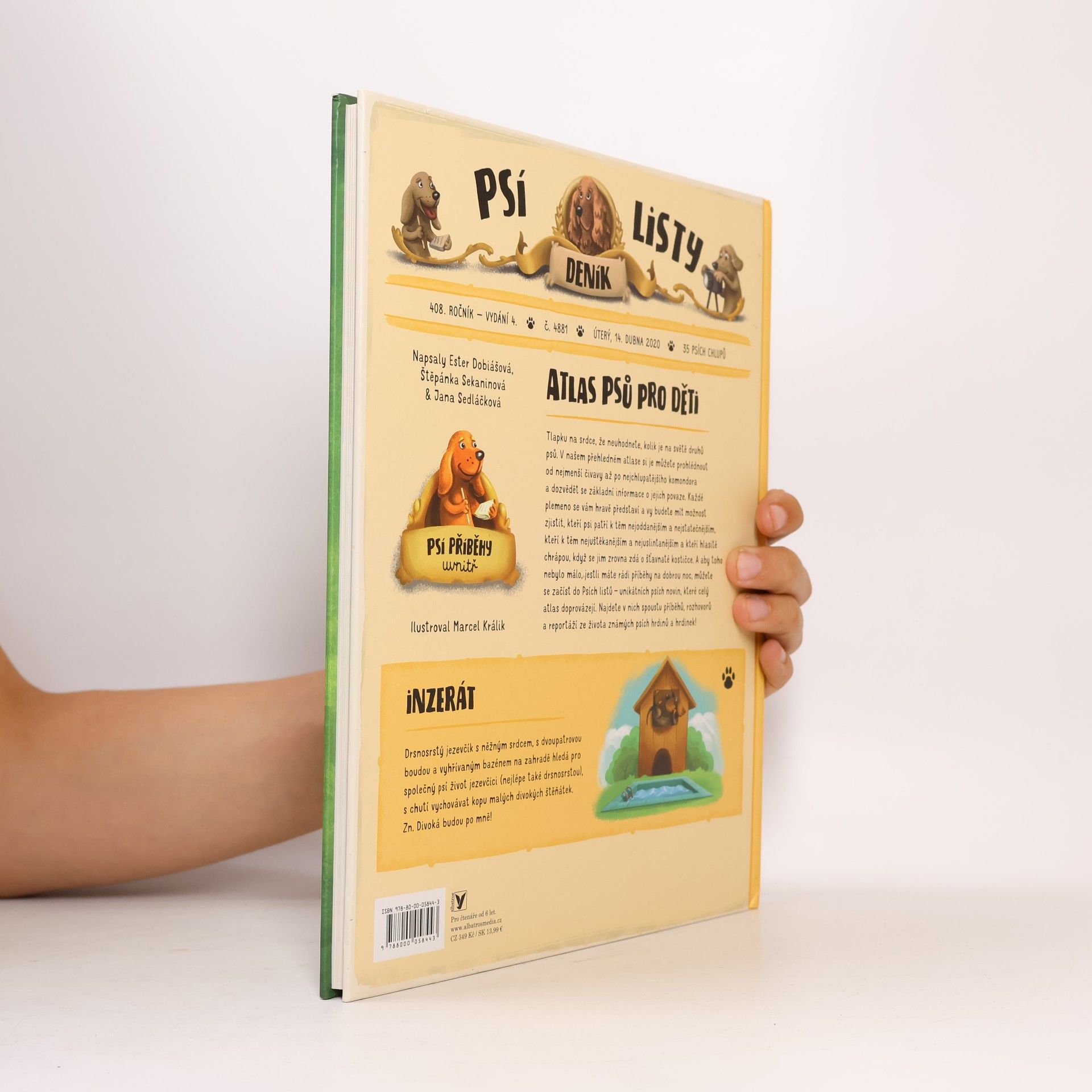 Jana Sedláčková Atlas psů pro děti