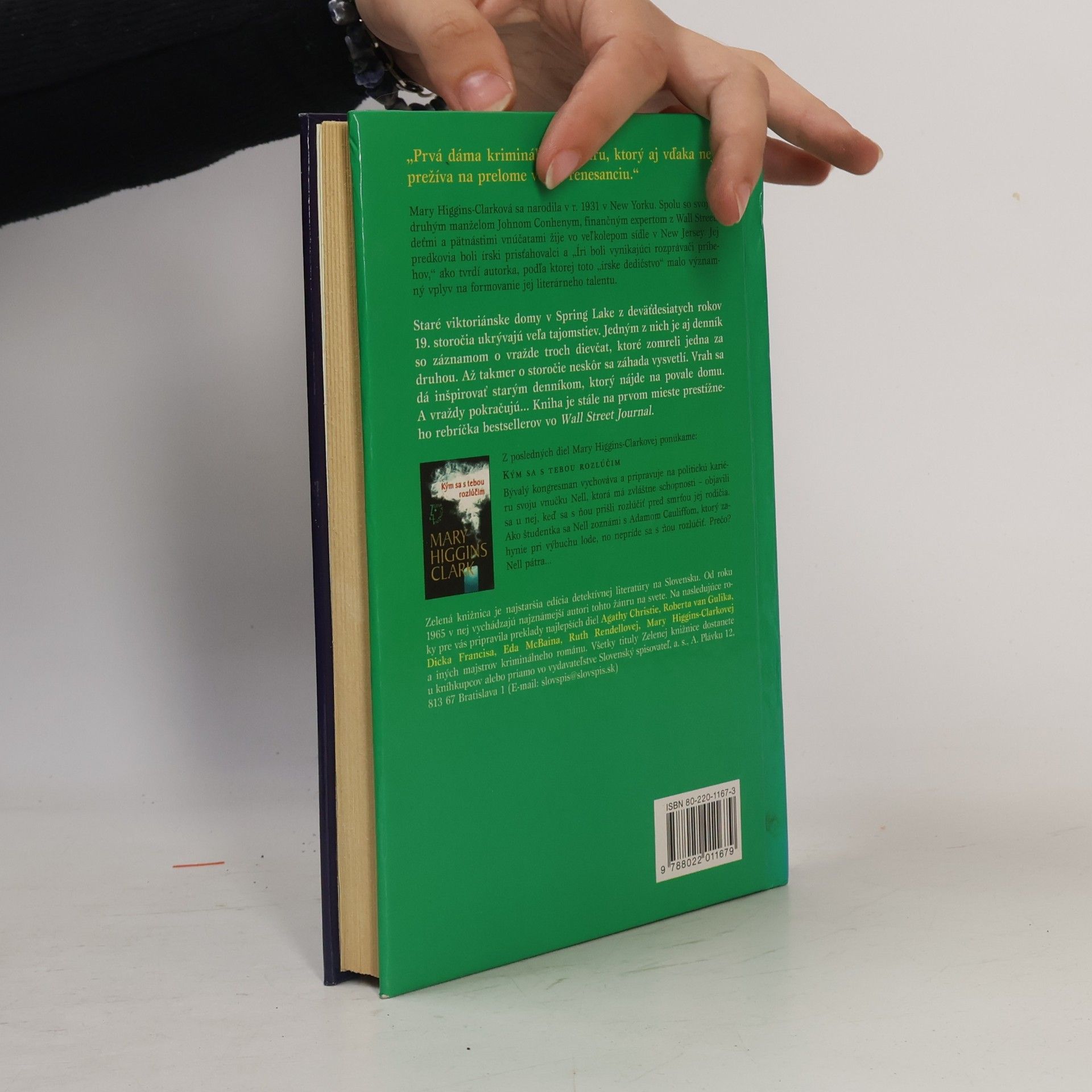 Mary Higgins Clark Na ulici, kde žije tá, ktorú milujem