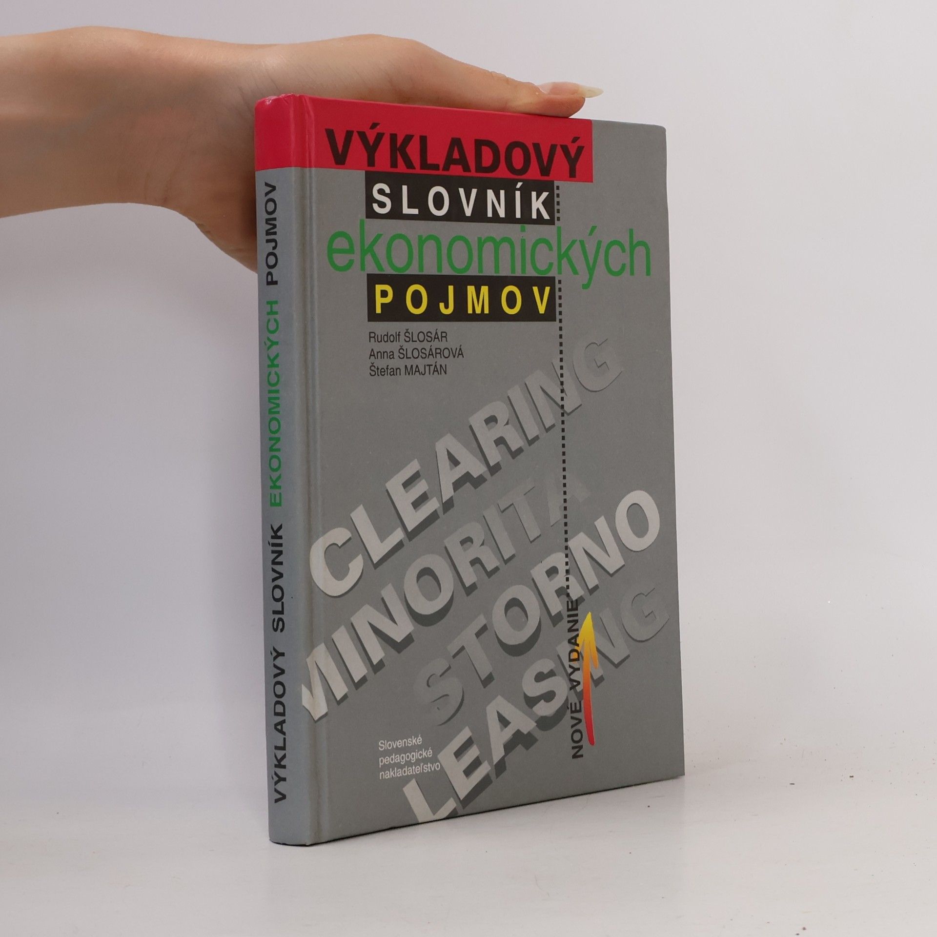 Rudolf Šlosár Výkladový slovník ekonomických pojmov