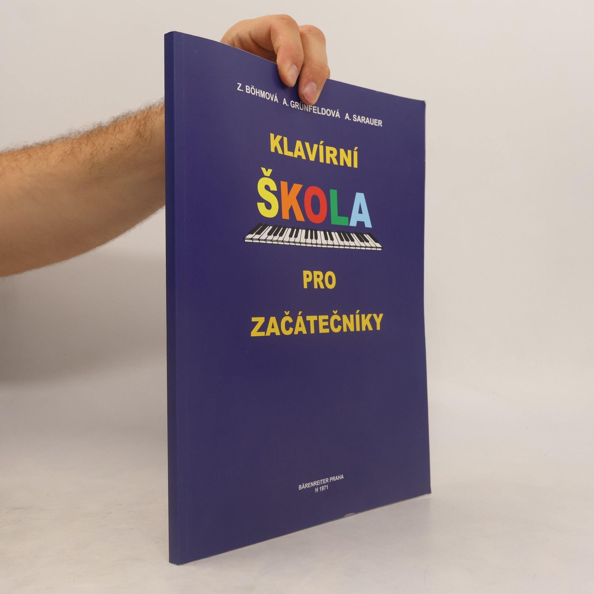 Alois Sarauer Klavírní škola pro začátečníky