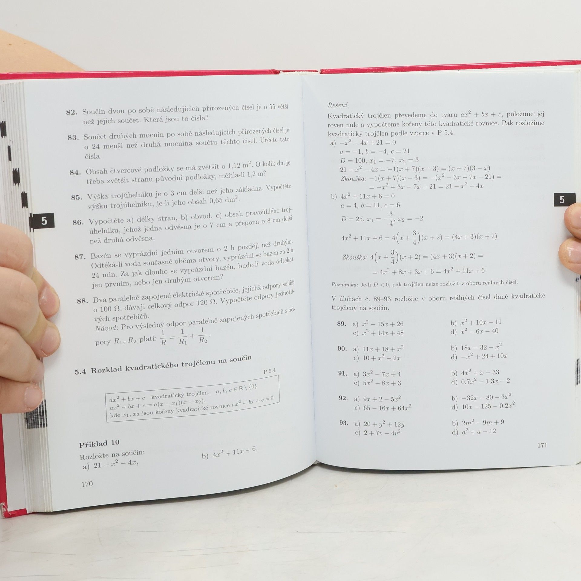 Milada Hudcová Sbírka úloh z matematiky pro SOU a SOŠ