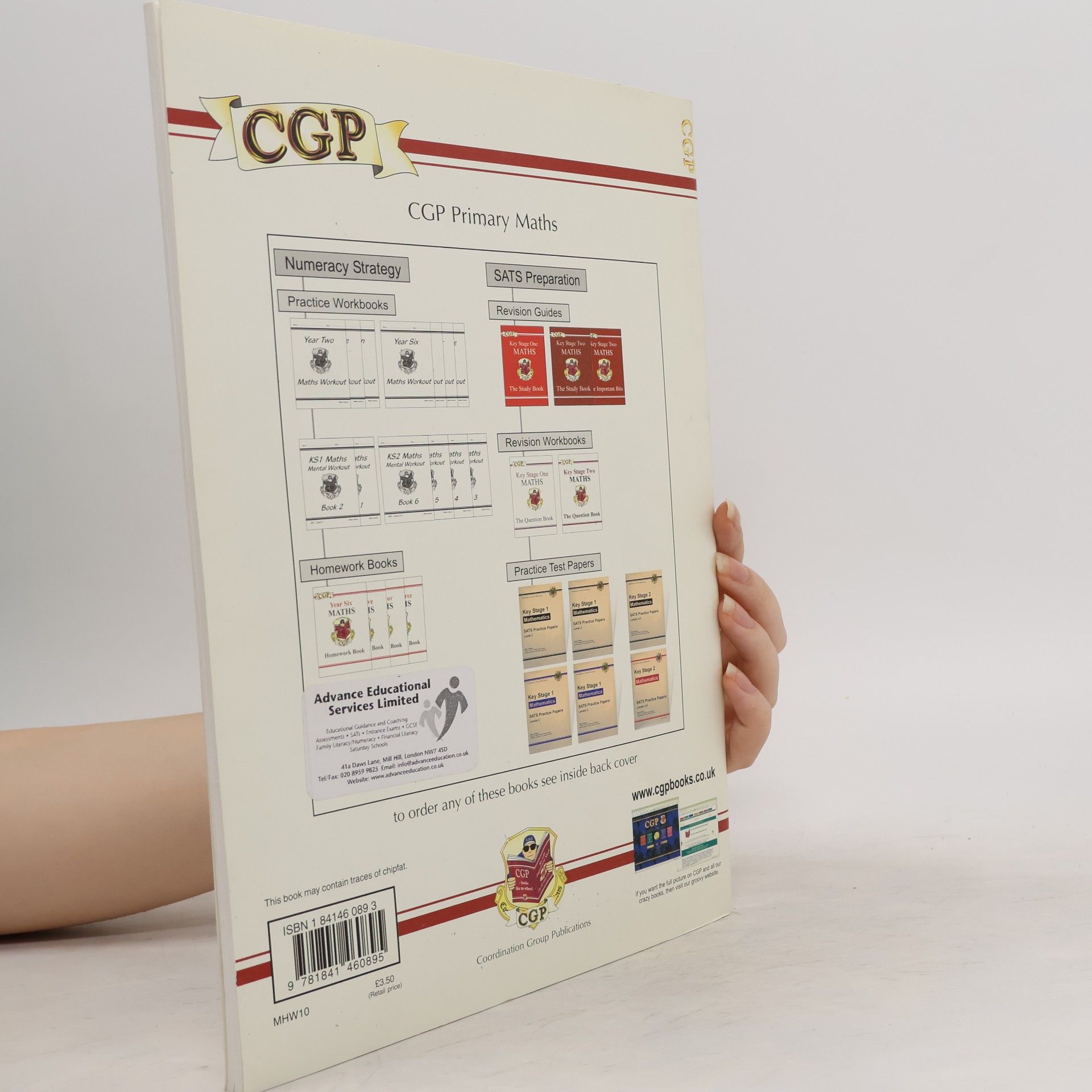 CGP Books KS1 Maths Question Book - Second Edition - For 2005 And Beyond