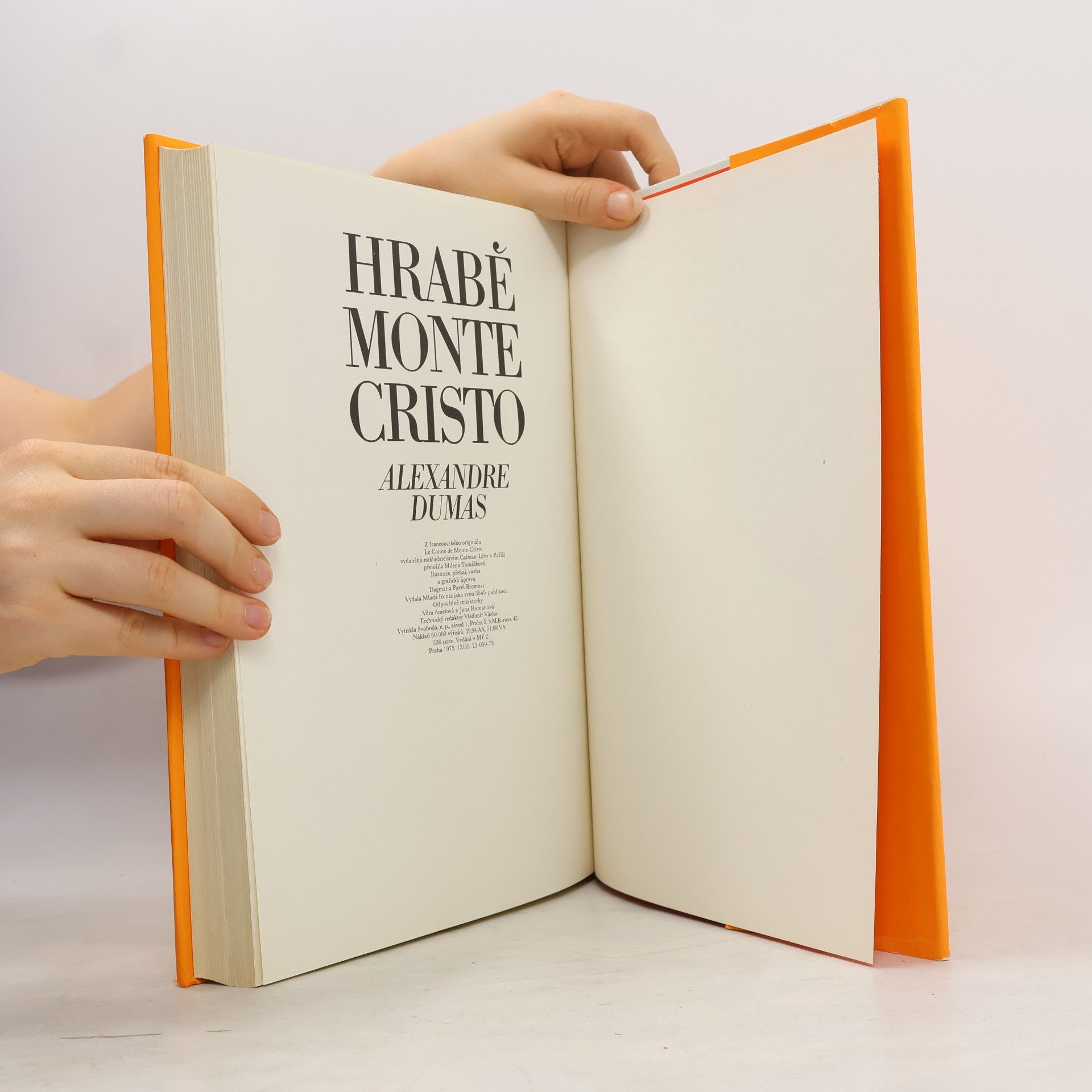 Alexandre Dumas Hrabě Monte Cristo. Kniha první