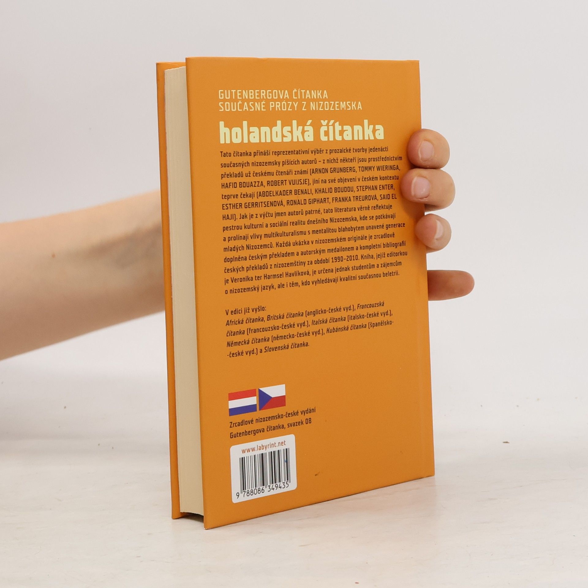 Veronika ter Harmsel Havlíková Holandská čítanka. Gutenbergova čítanka součásné prózy z Nizozemska