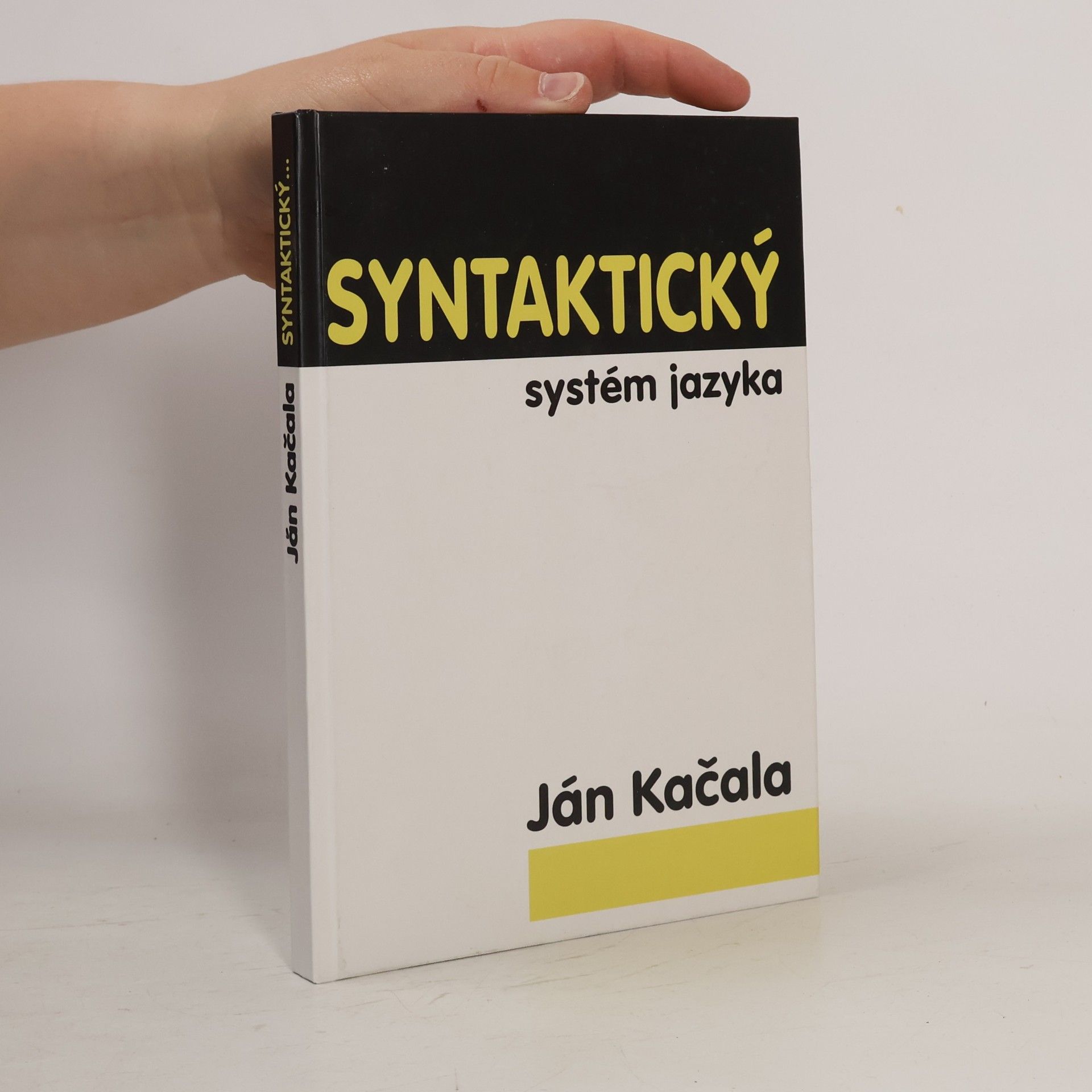 Ján Kačala Syntaktický systém jazyka