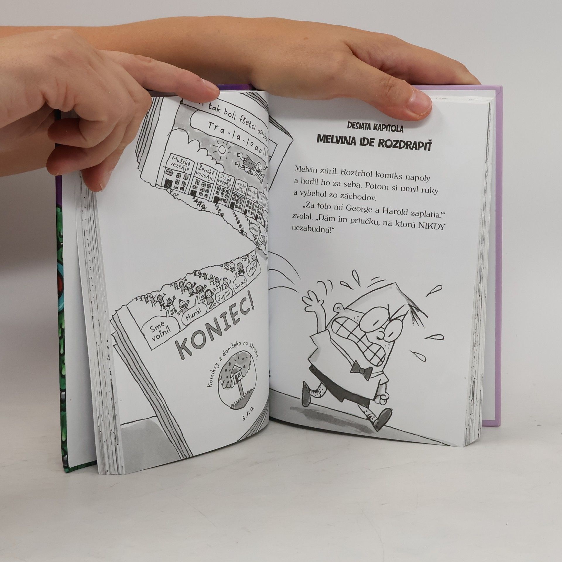 Dav Pilkey Kapitán Bombarďák a strhujúci súboj so Slizkým Šušňonátorom. Prvá čásť: usmrkaná soplíková šlamastika