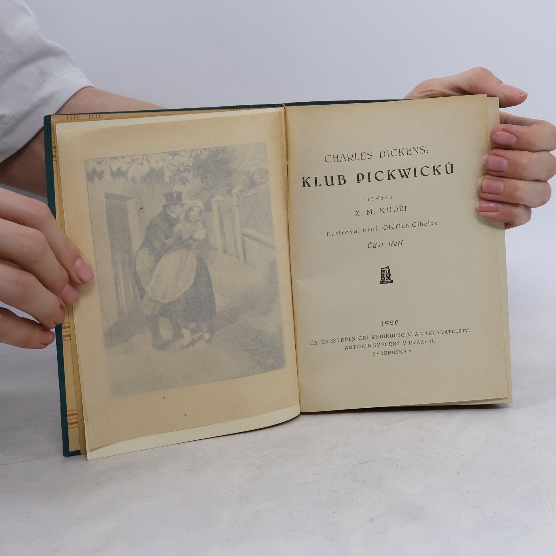 Charles Dickens Klub Pickwicků. Část třetí