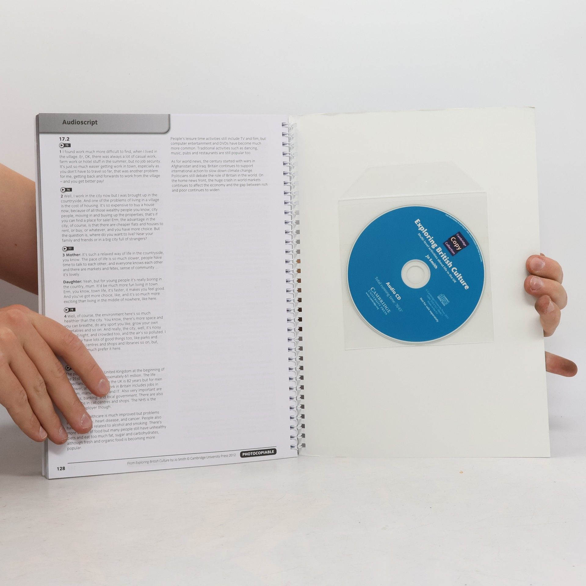 Jo Smith Cambridge Copy Collection: Exploring British Culture with Audio CD