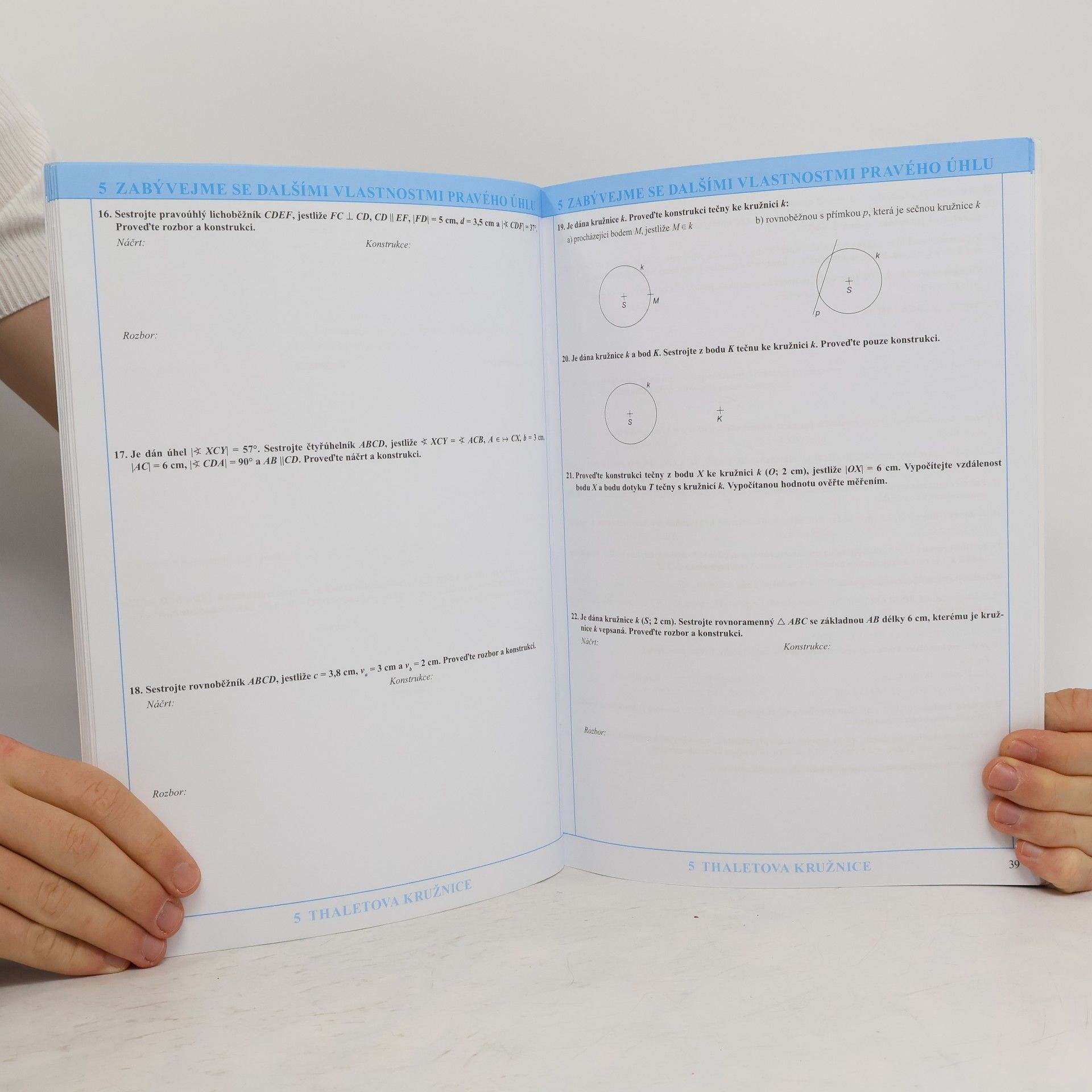 Michaela Jedličková Matematika. Konstrukční úlohy. Pracovní sešit vytvořený v souladu s RVP ZV. Matematika : konstrukční úlohy