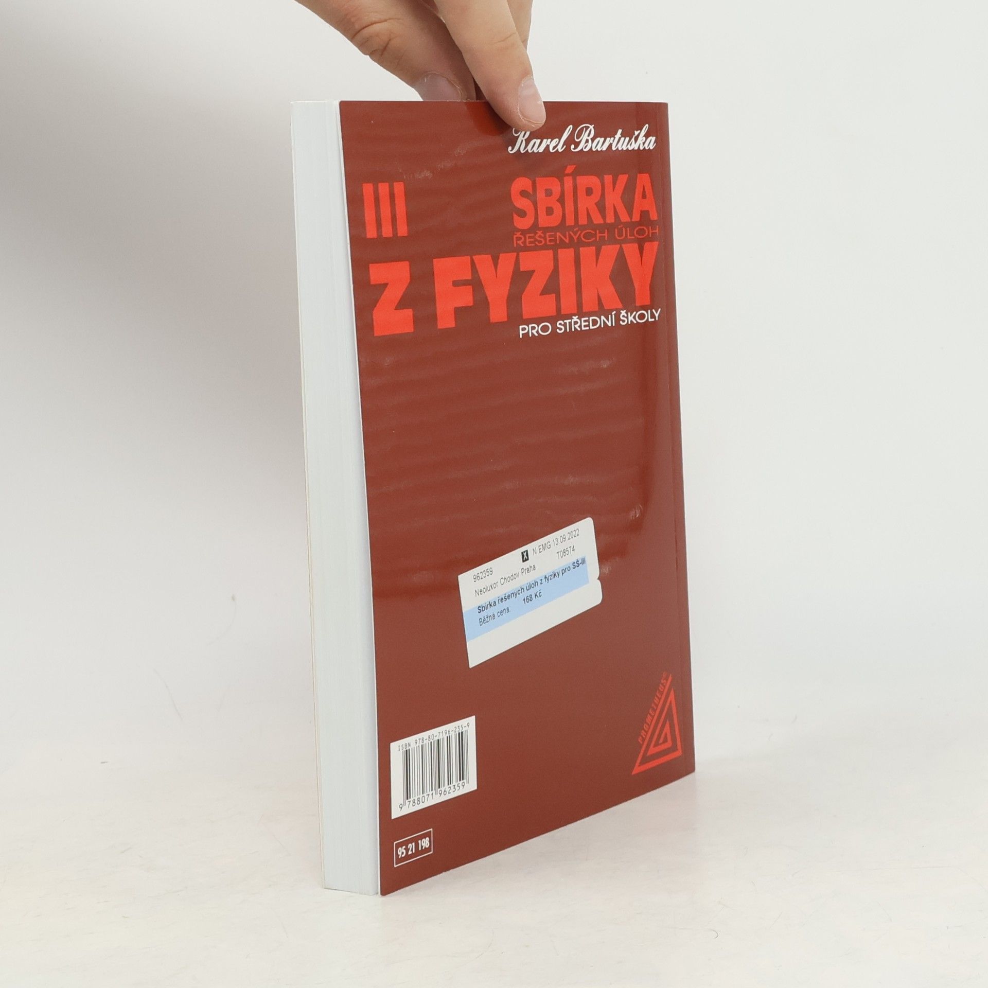 Karel Bartuška Sbírka řešených úloh z fyziky pro střední školy 3. Elektřina a magnetismus
