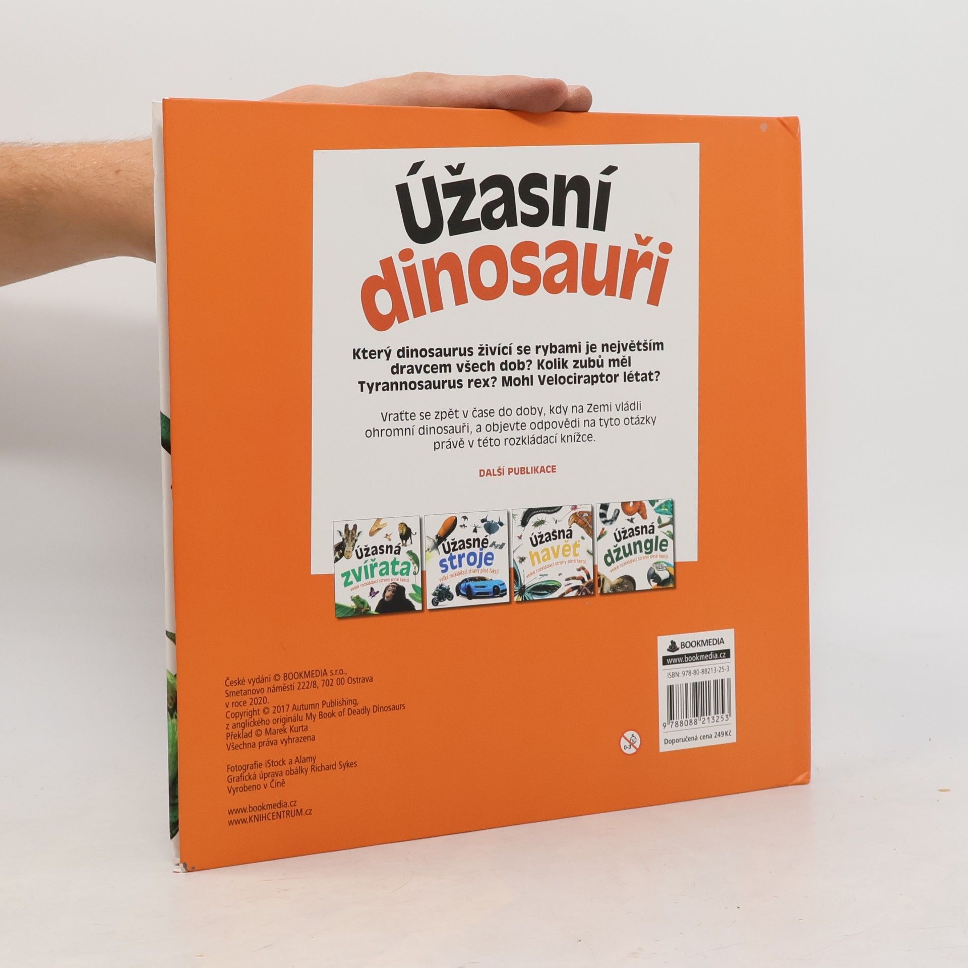 Marek Kurta Úžasní dinosauři : velké rozkládací strany plné faktů