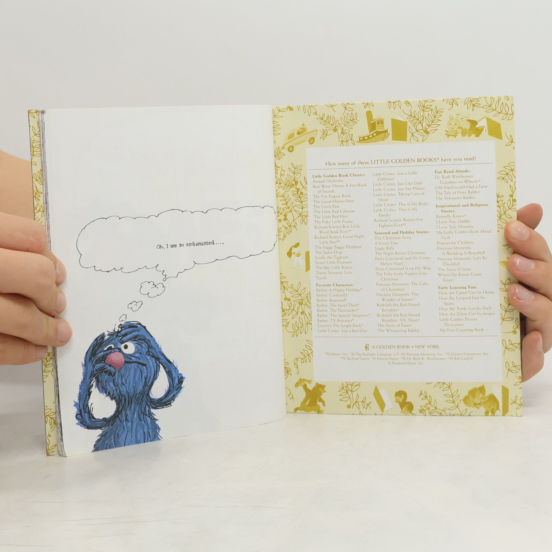 Jon Stone The Monster at the End of this Book (Sesame Street) (Big Little Golden Book)