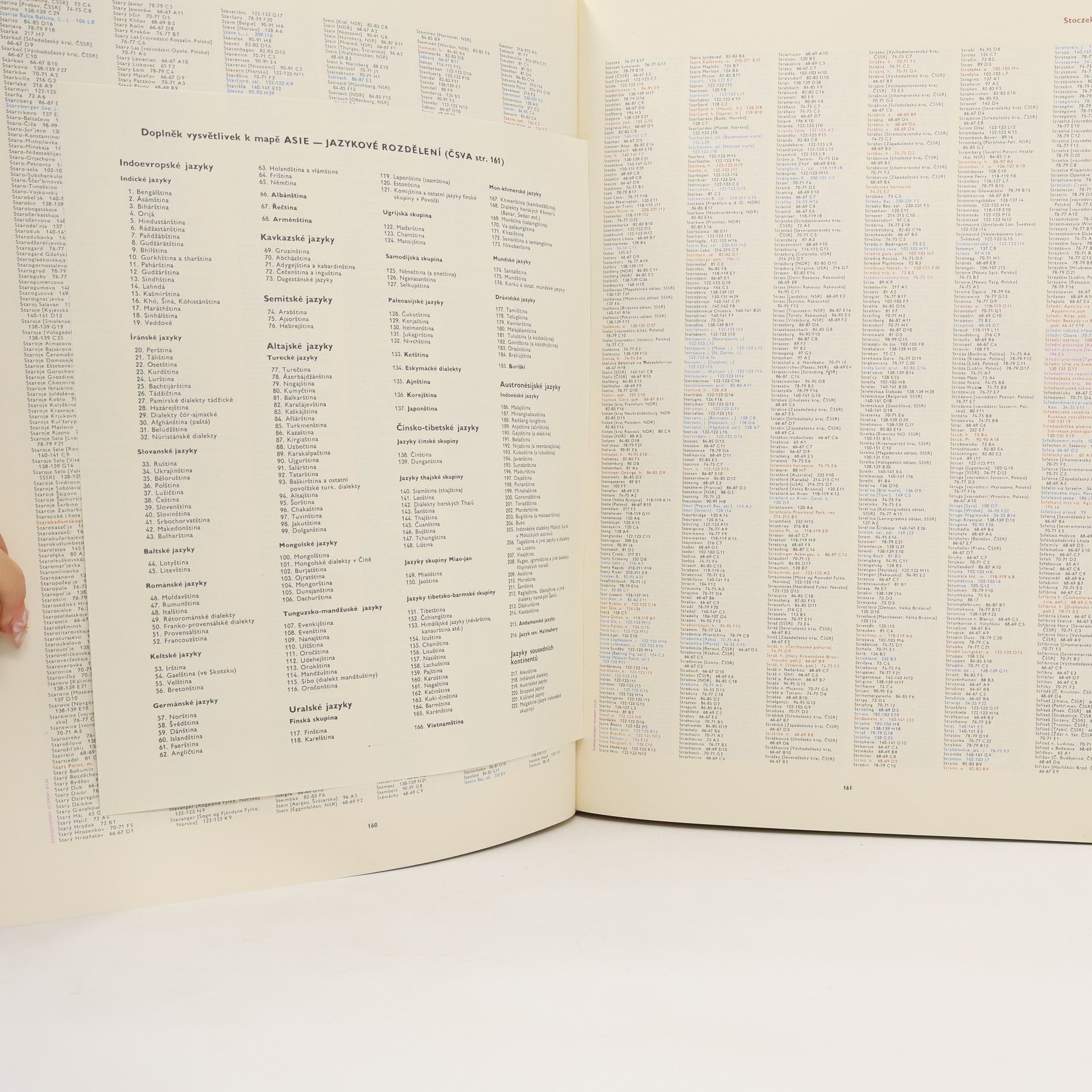 Collectif d'auteurs Československý vojenský atlas. Seznam názvů