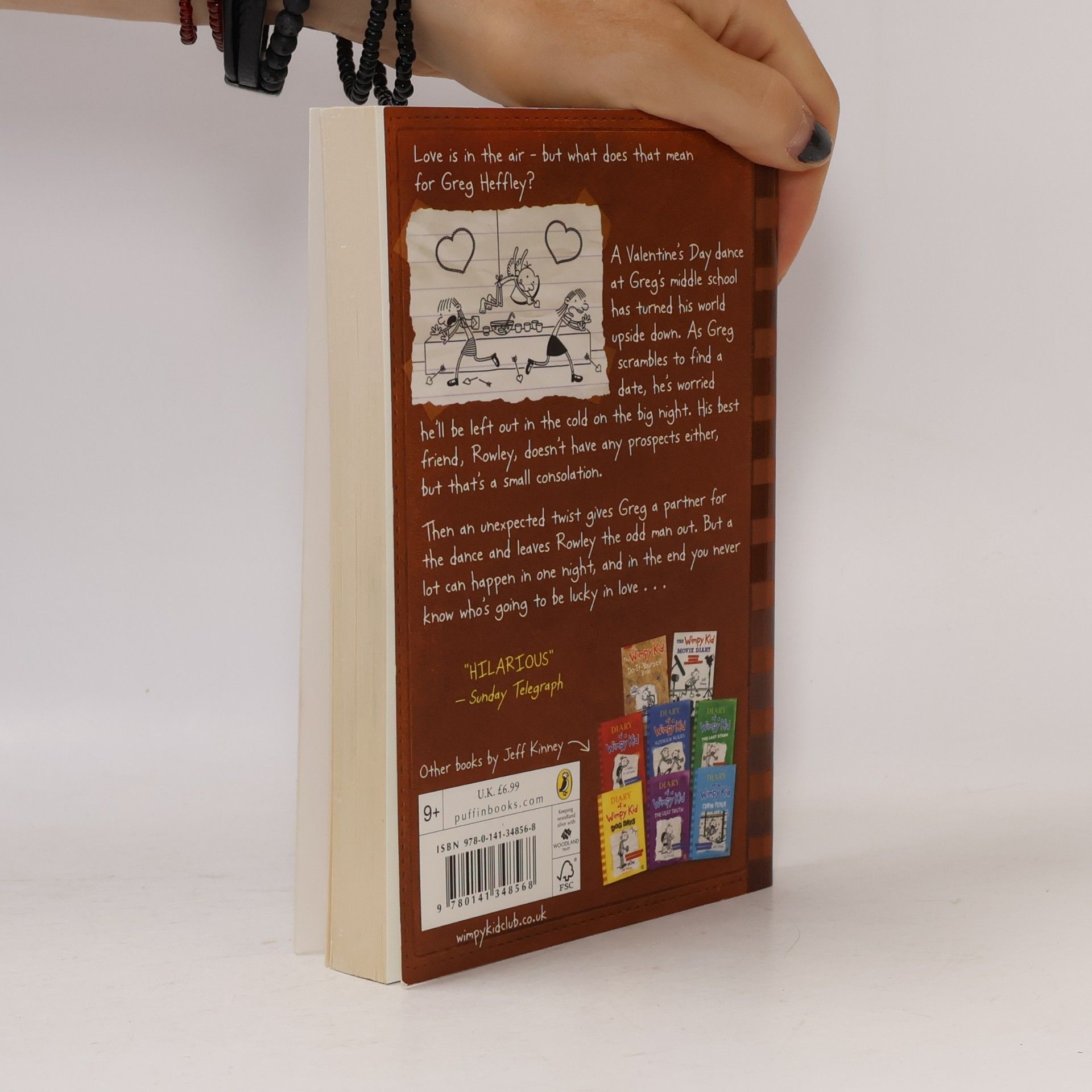Jeff Kinney Diary of a wimpy kid. The third wheel
