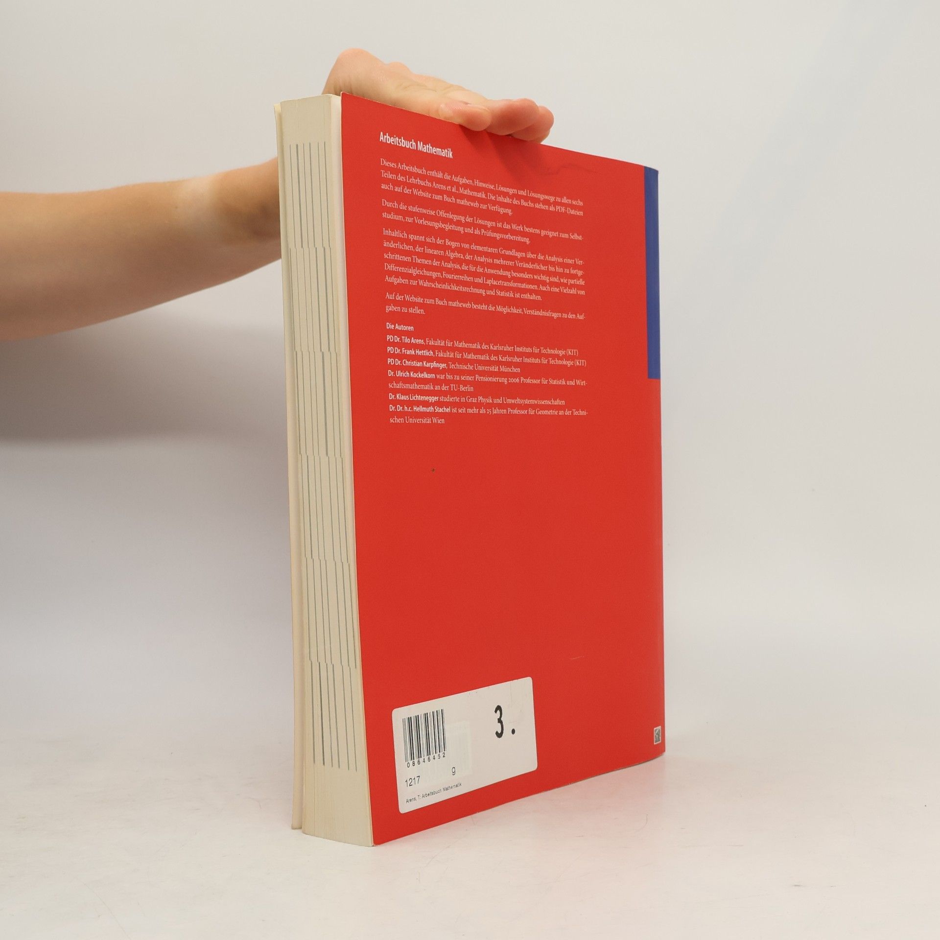 Tilo Arens Arbeitsbuch Mathematik