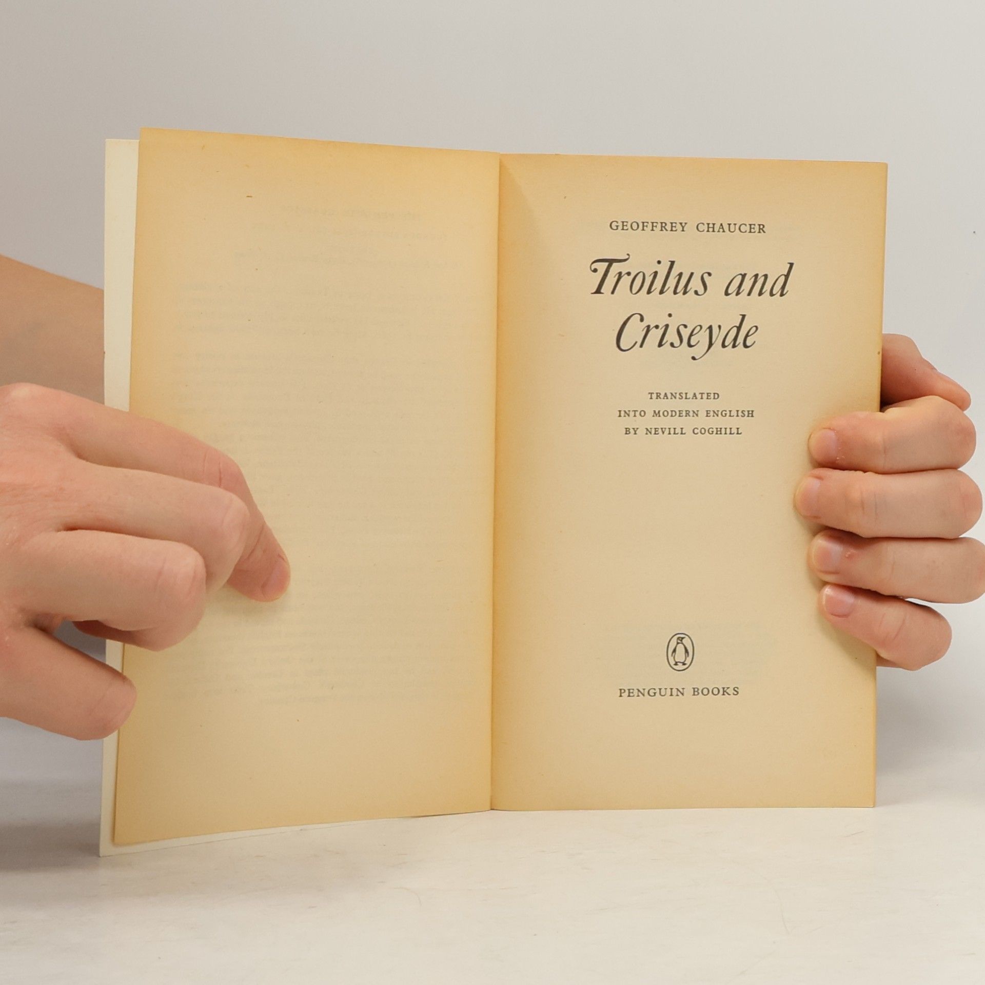 Geoffrey Chaucer Penguin Classics: Troilus and Criseyde