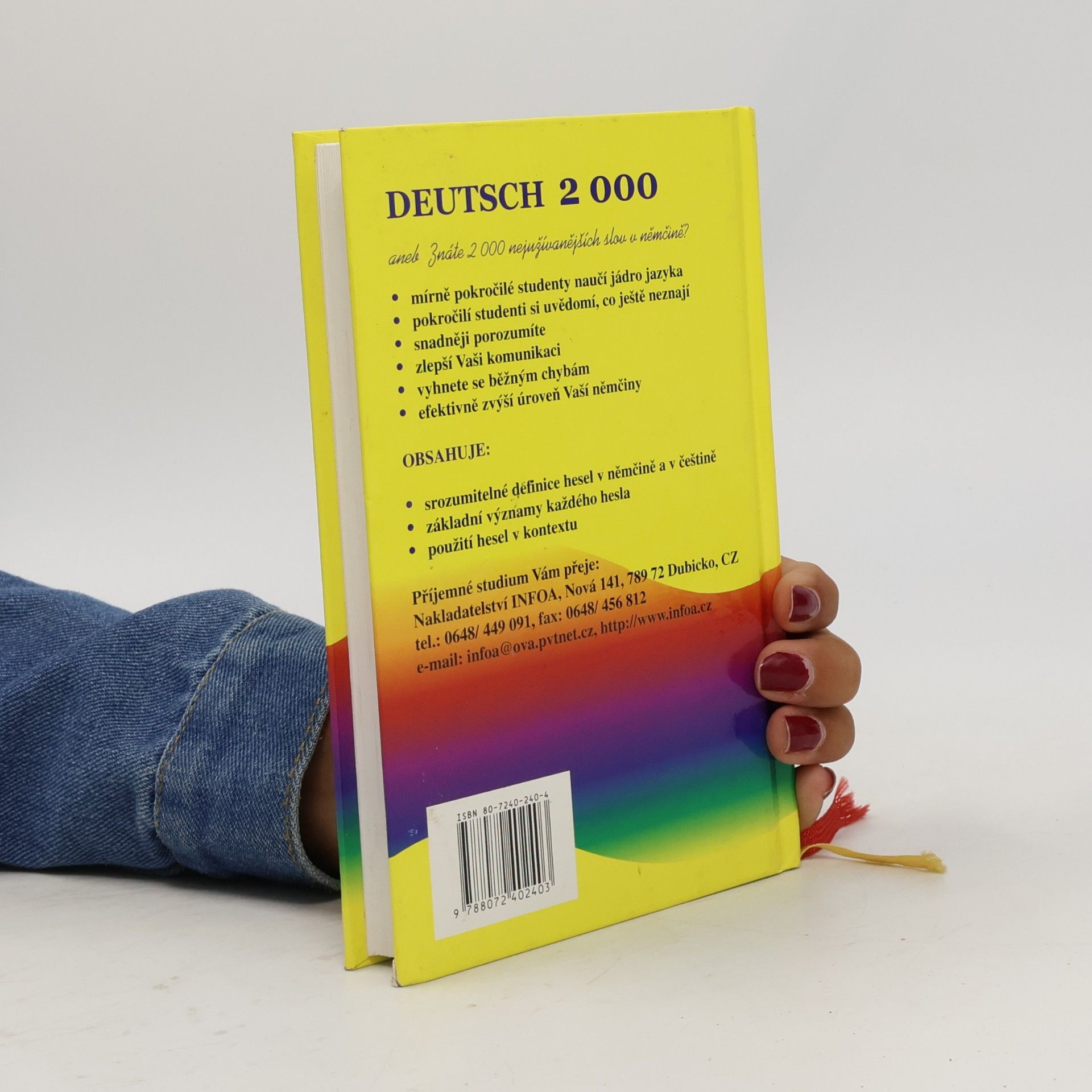 Rudolf Uvíra Deutsch 2000, aneb, Znáte 2000 nejužívanějších slov v němčině?