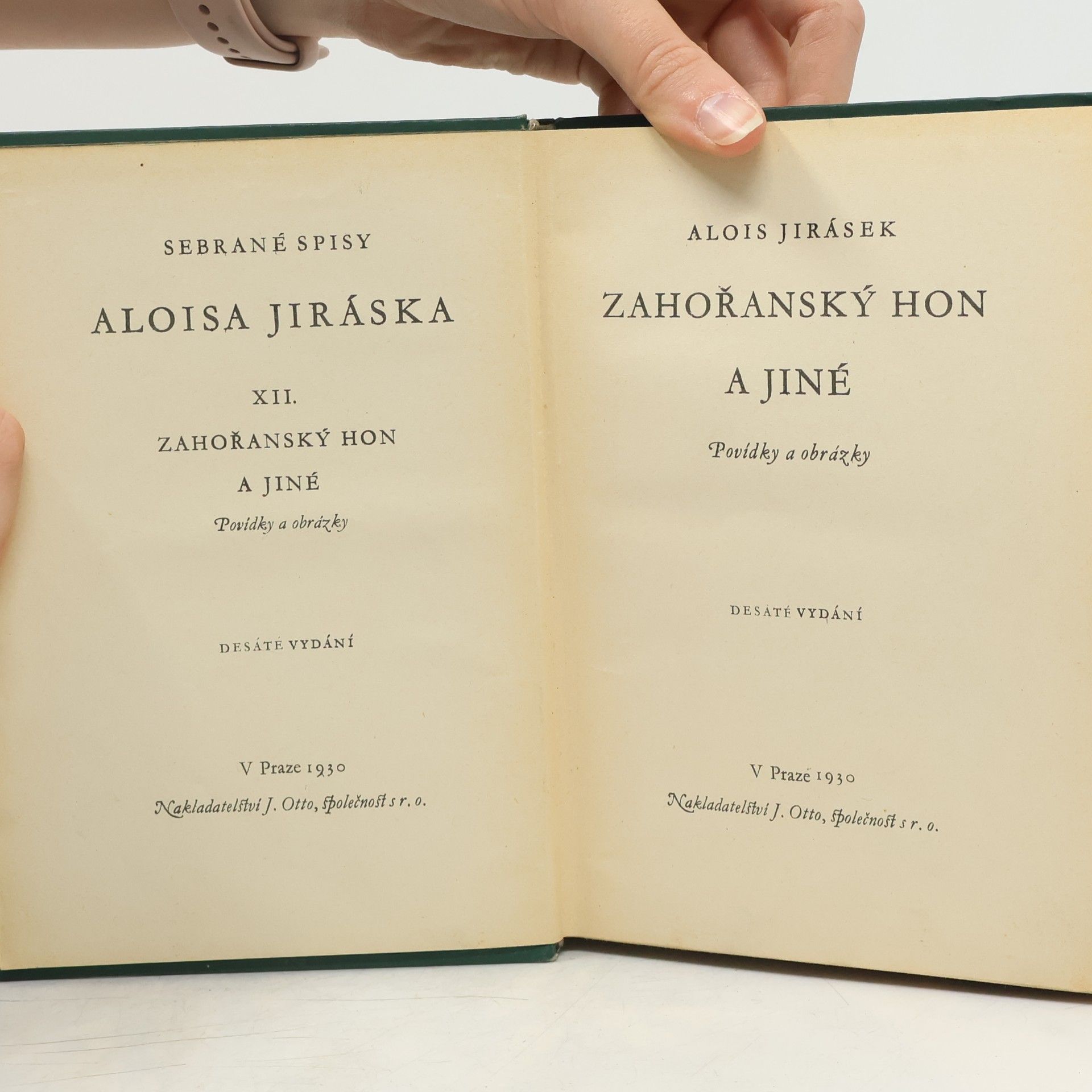 Alois Jirásek Zahořanský hon a jiné