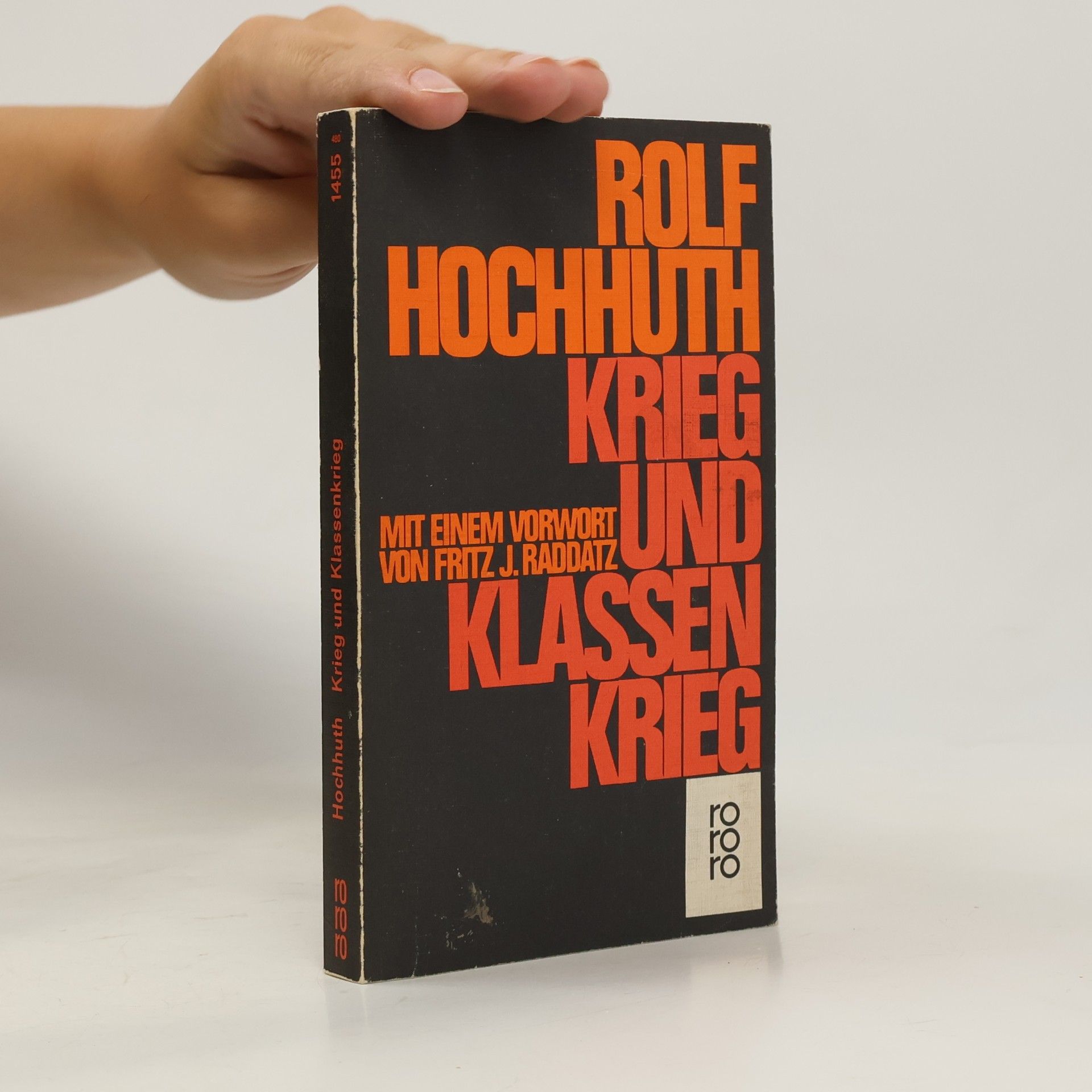 Rolf Hochnuth Krieg und Klassenkrieg