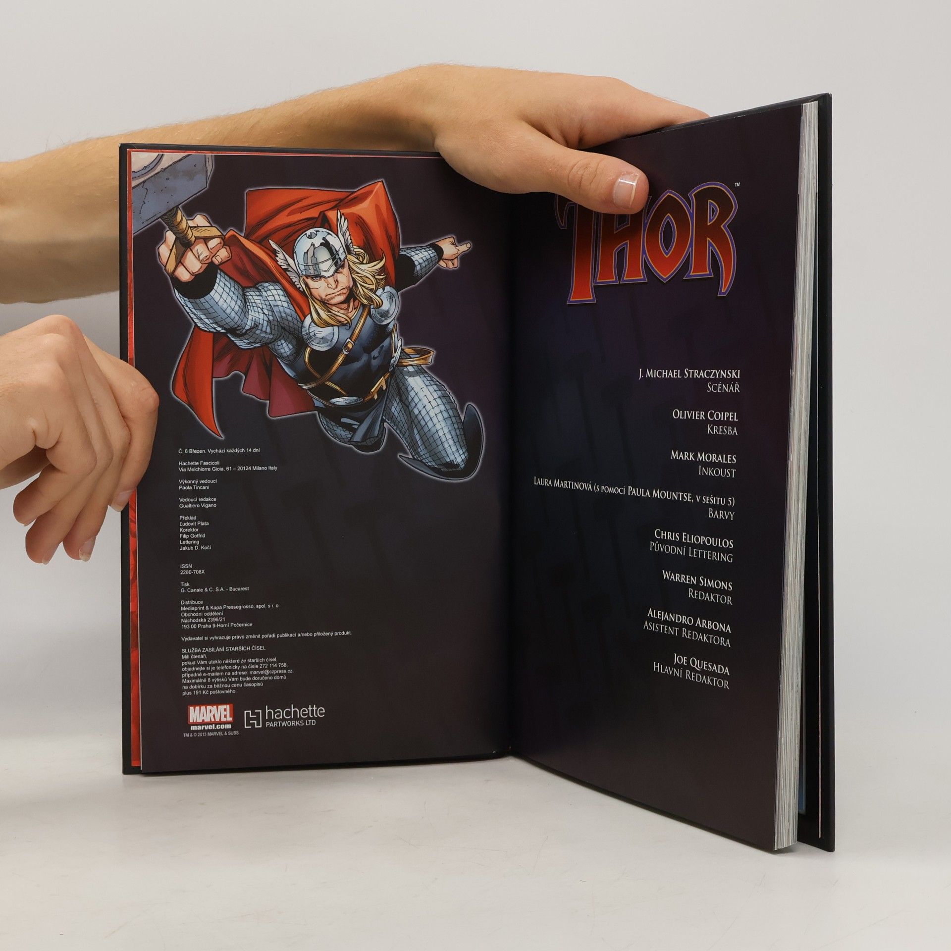 Olivier Coipel Ultimátní komiksový komplet 52. Thor. Znovuzrození