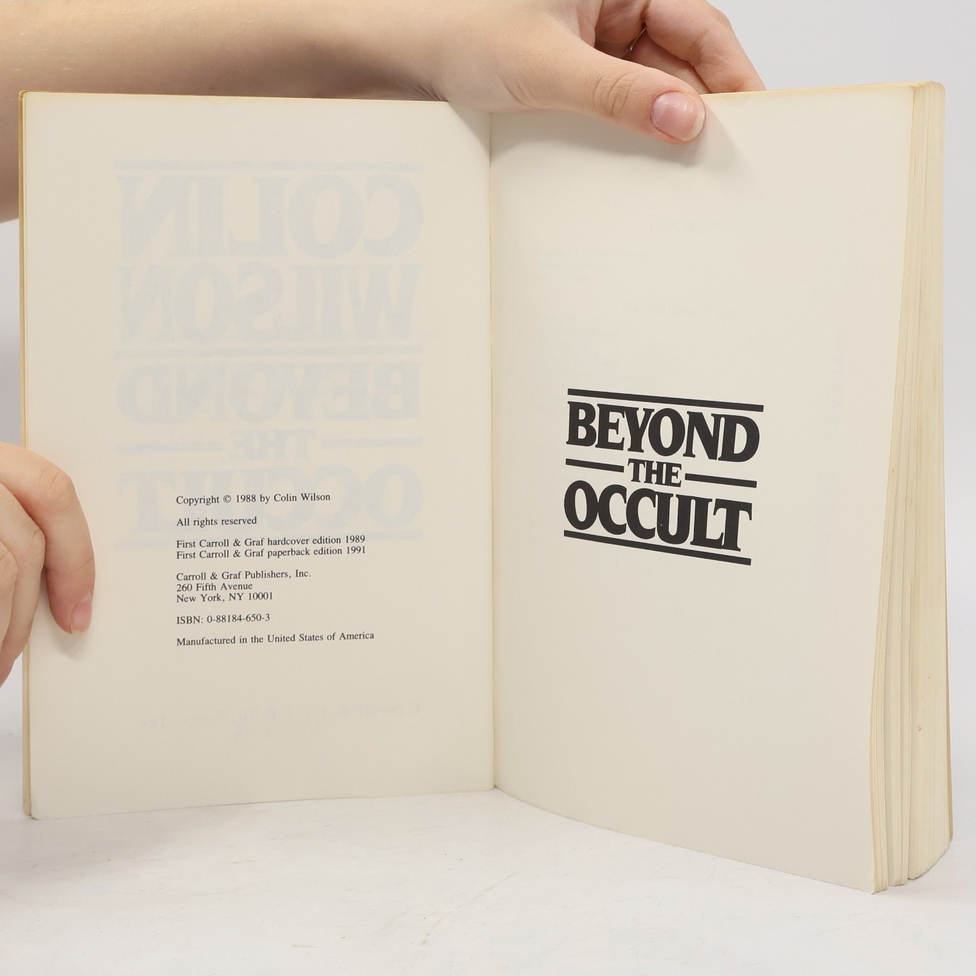 Colin Wilson Beyond the Occult