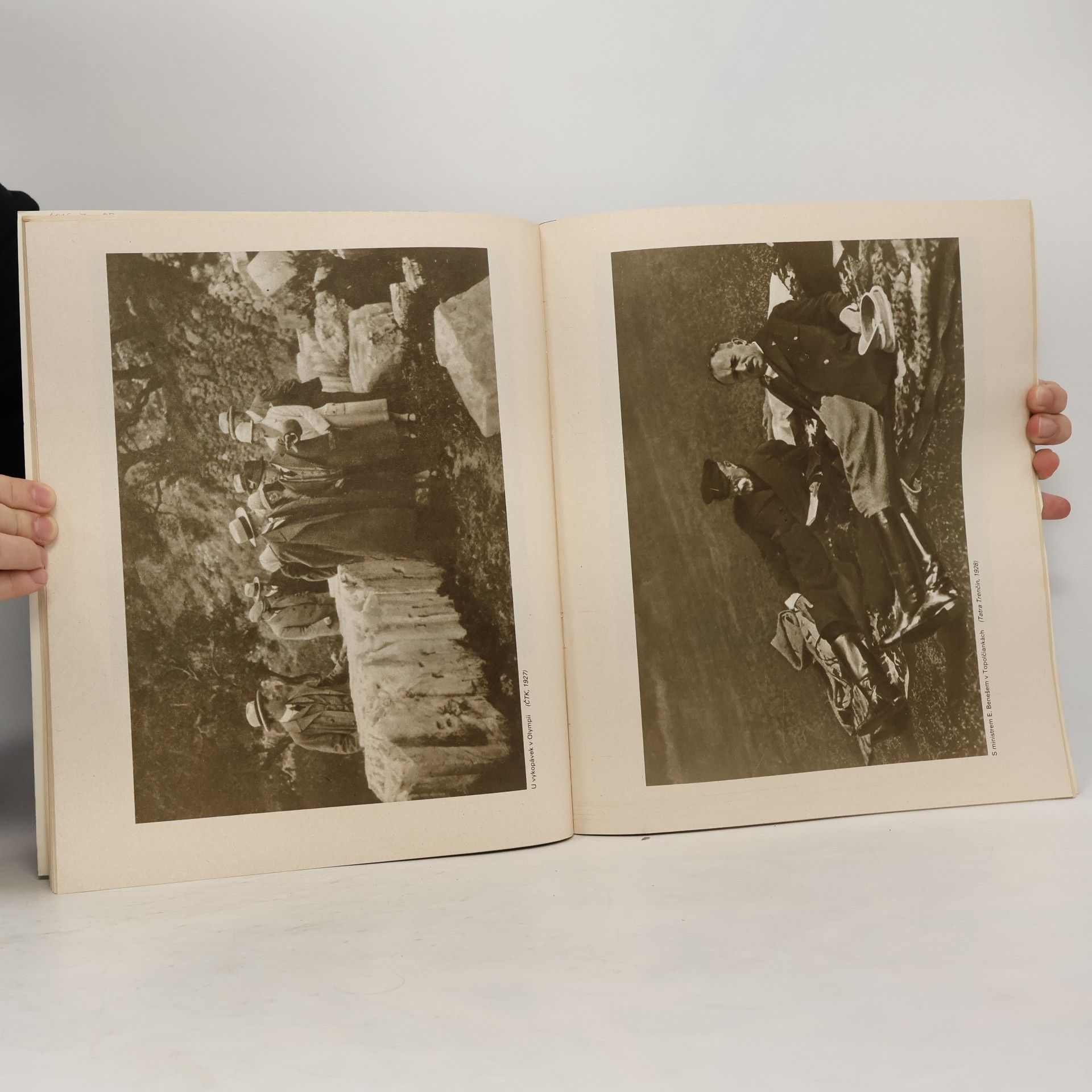 Karel Čapek TGM ve fotografii