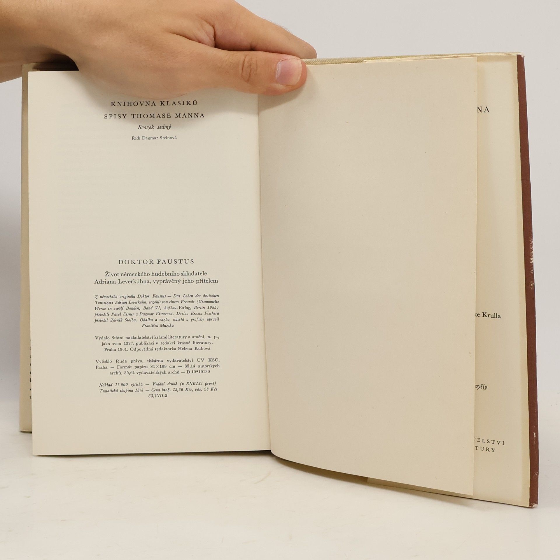 Thomas Mann Doktor Faustus