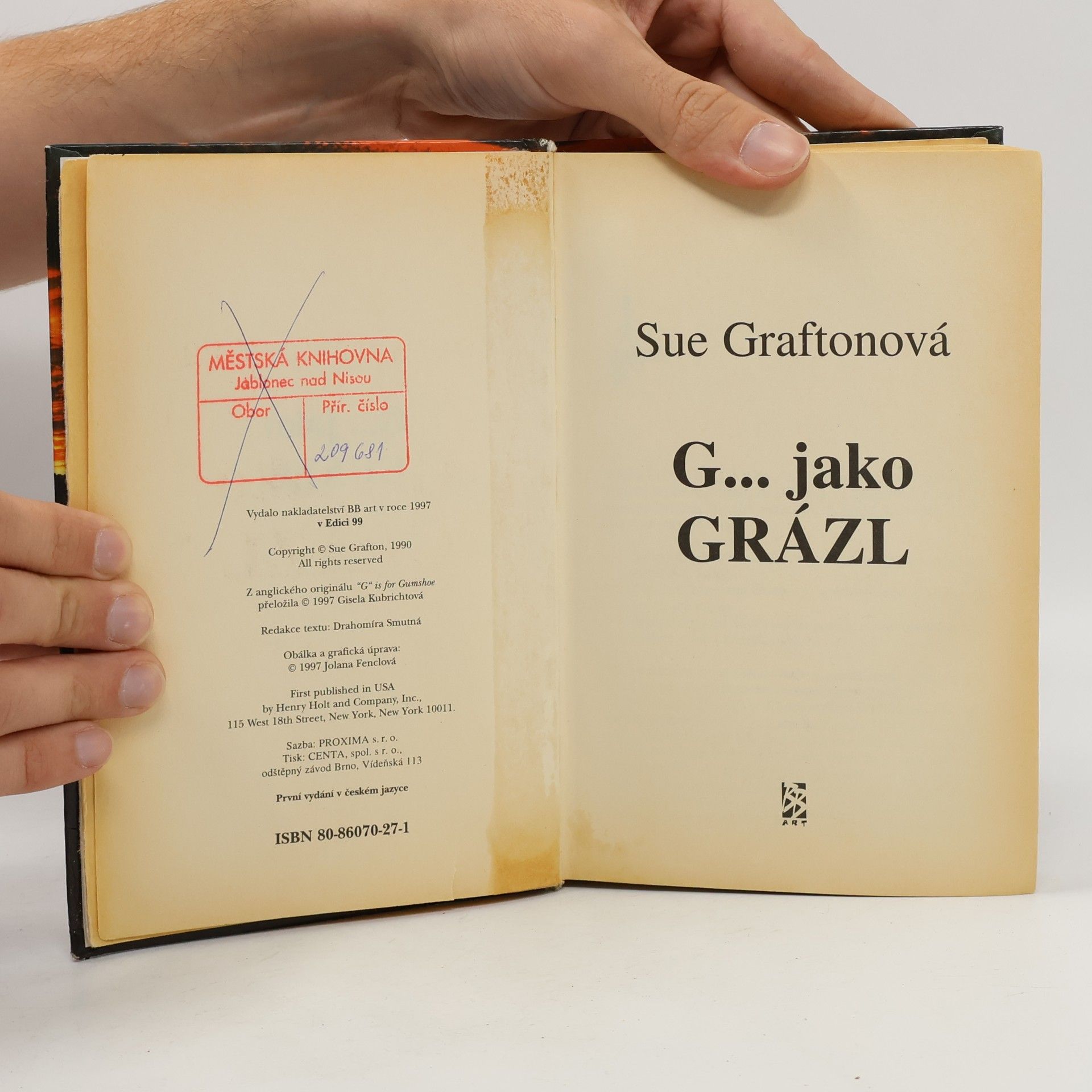 Sue Grafton G... jako grázl
