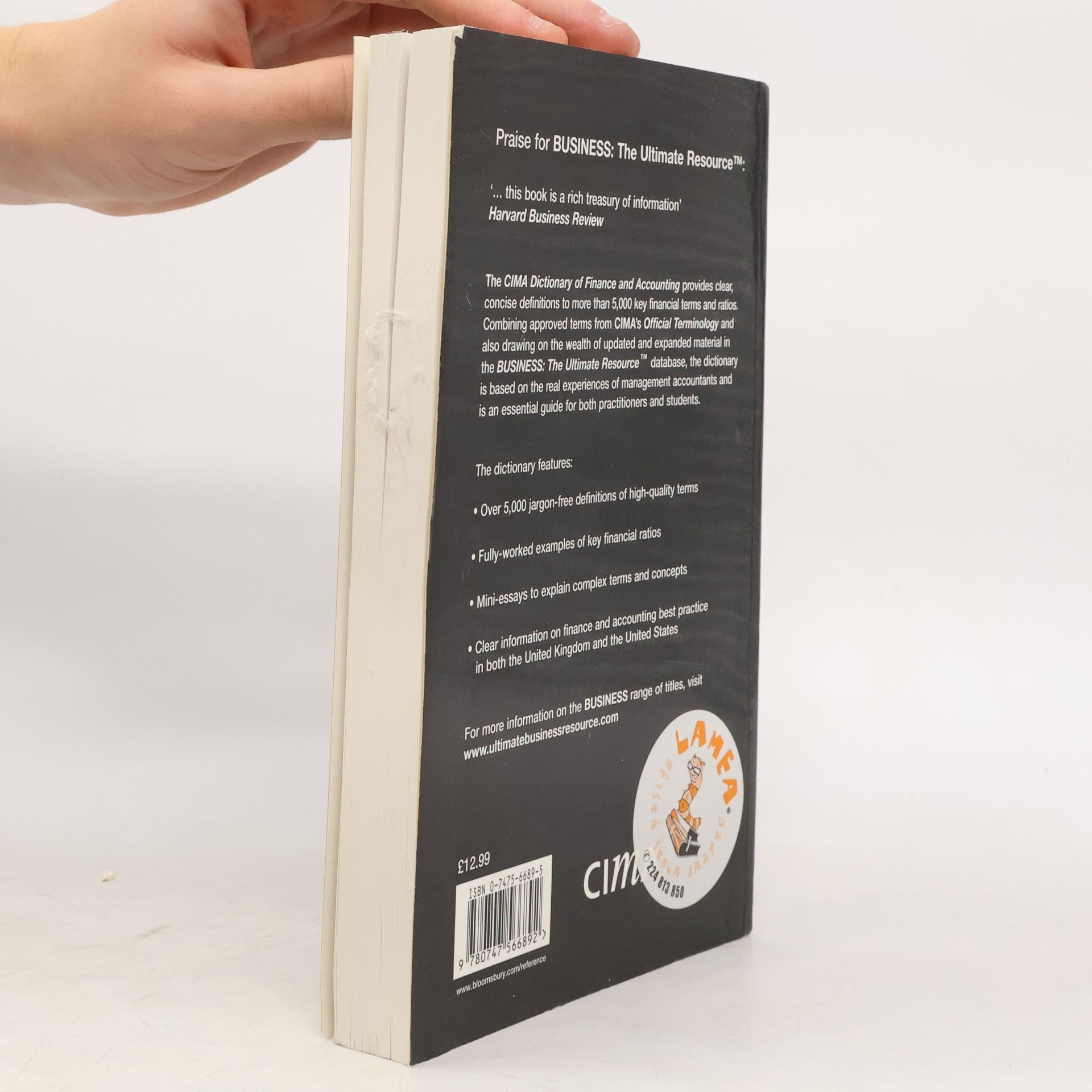 Kathy Rooney Cima Dictionary of Finance and Accounting