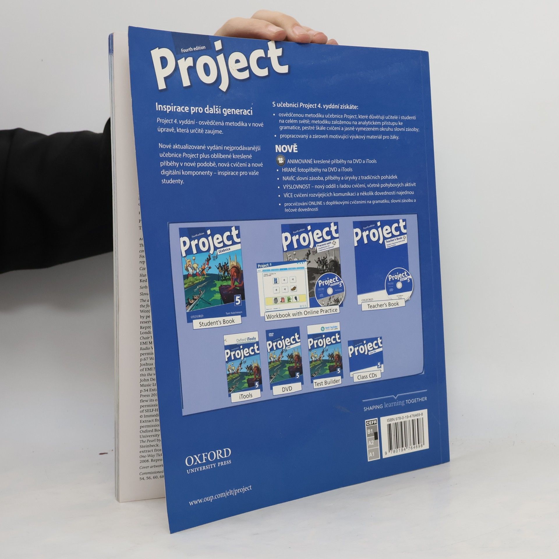Tom Hutchinson Project 5 : fourth edition. Učebnice