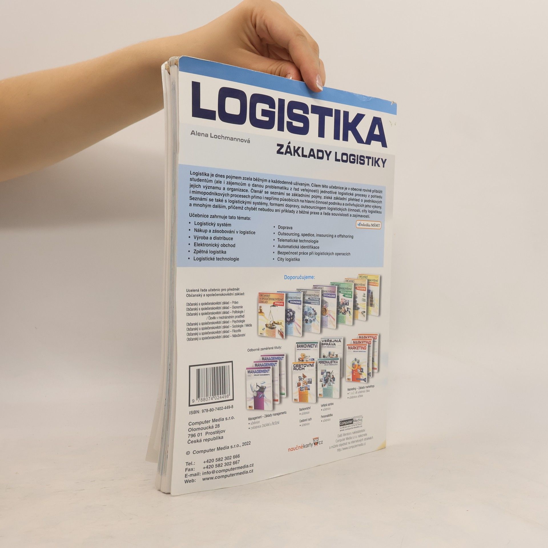 Alena Lochmannová Logistika - Základy logistiky