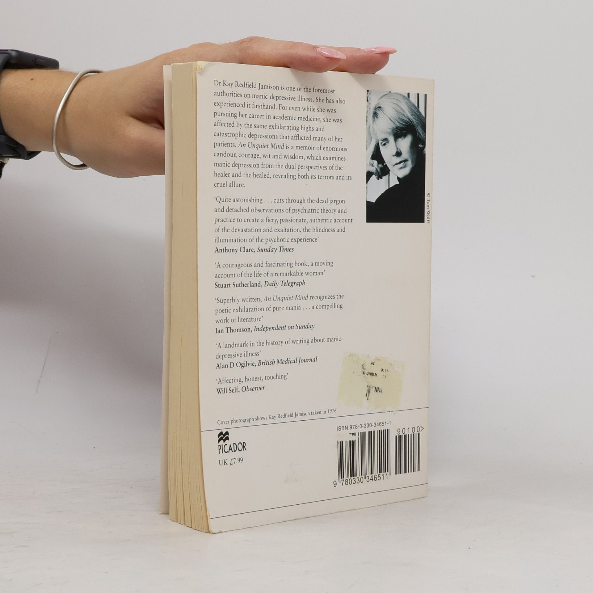 Kay Redfield Jamison An Unquiet Mind