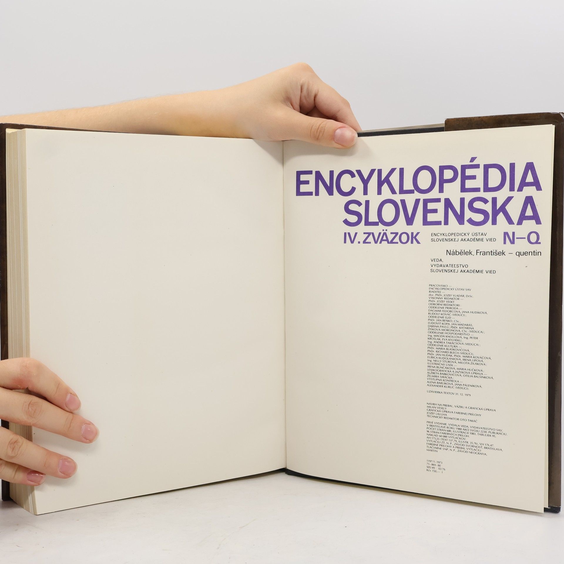 Various authors Encyklopédia Slovenska IV. zväzok N-Q
