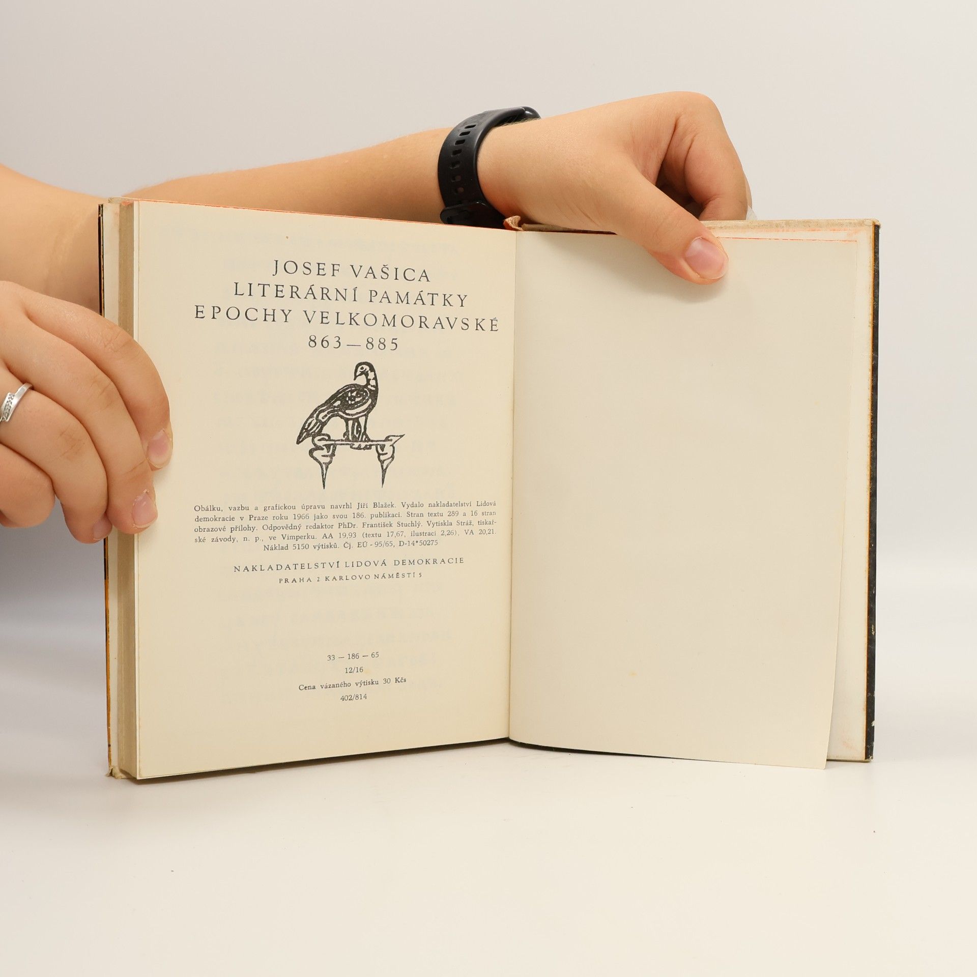Josef Vašica Literární památky epochy velkomoravské 863-885