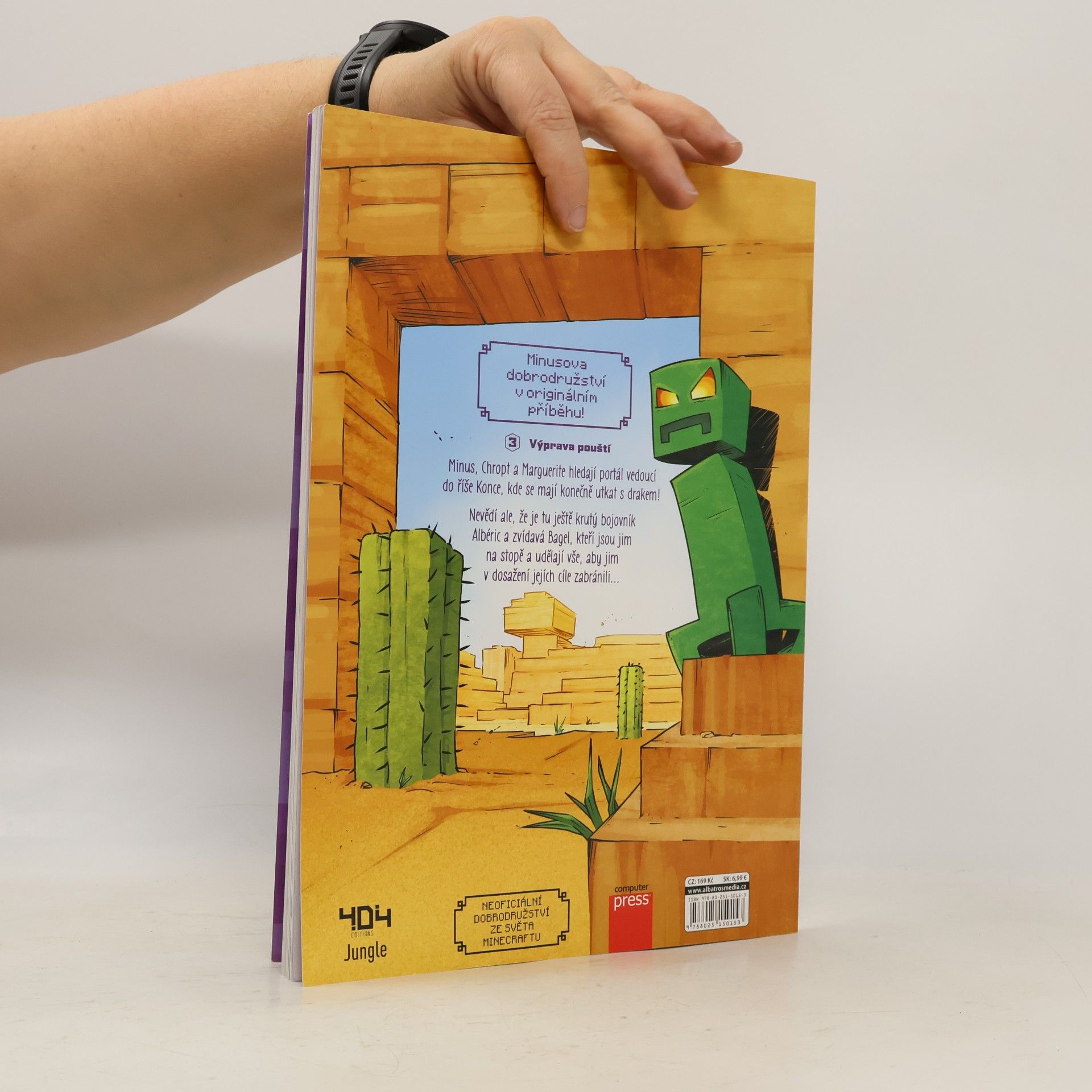 Autorenkollektiv Deník malého Minecrafťáka : komiks. 3, Výprava pouští