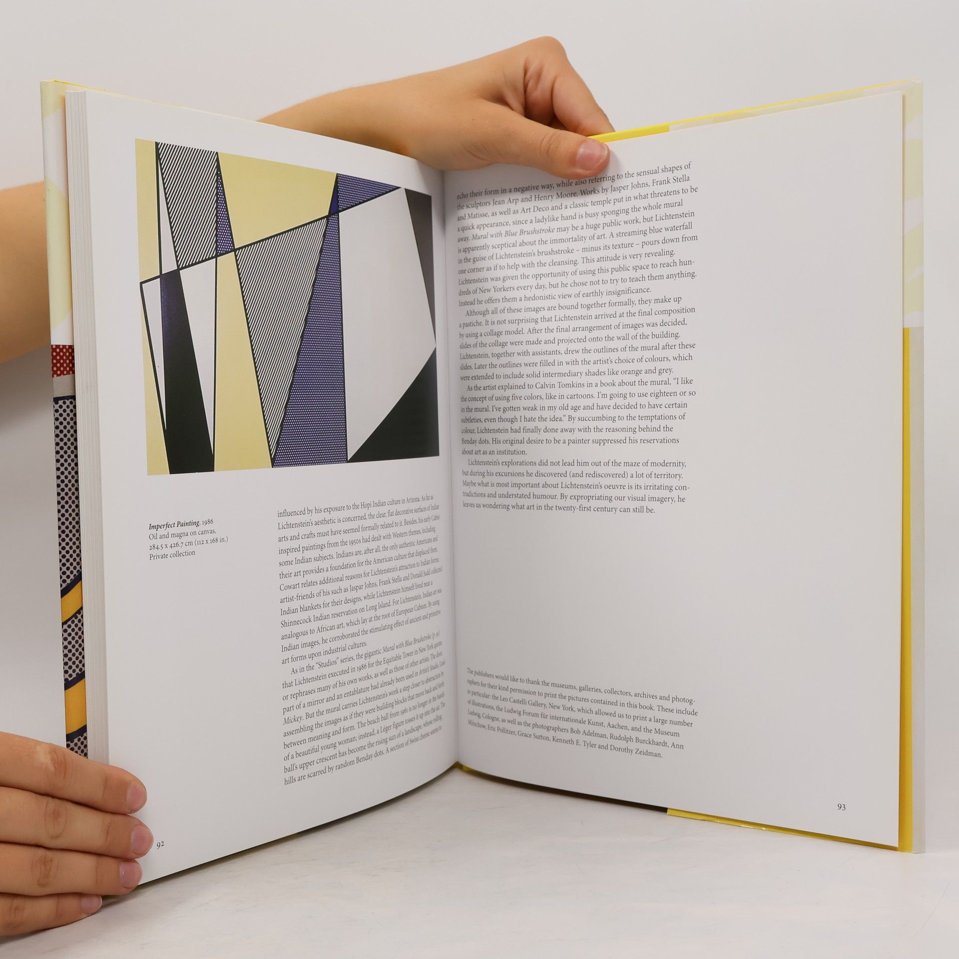Janis Hendrickson Roy Lichtenstein : 1923-1997 : The Irony of the Banal