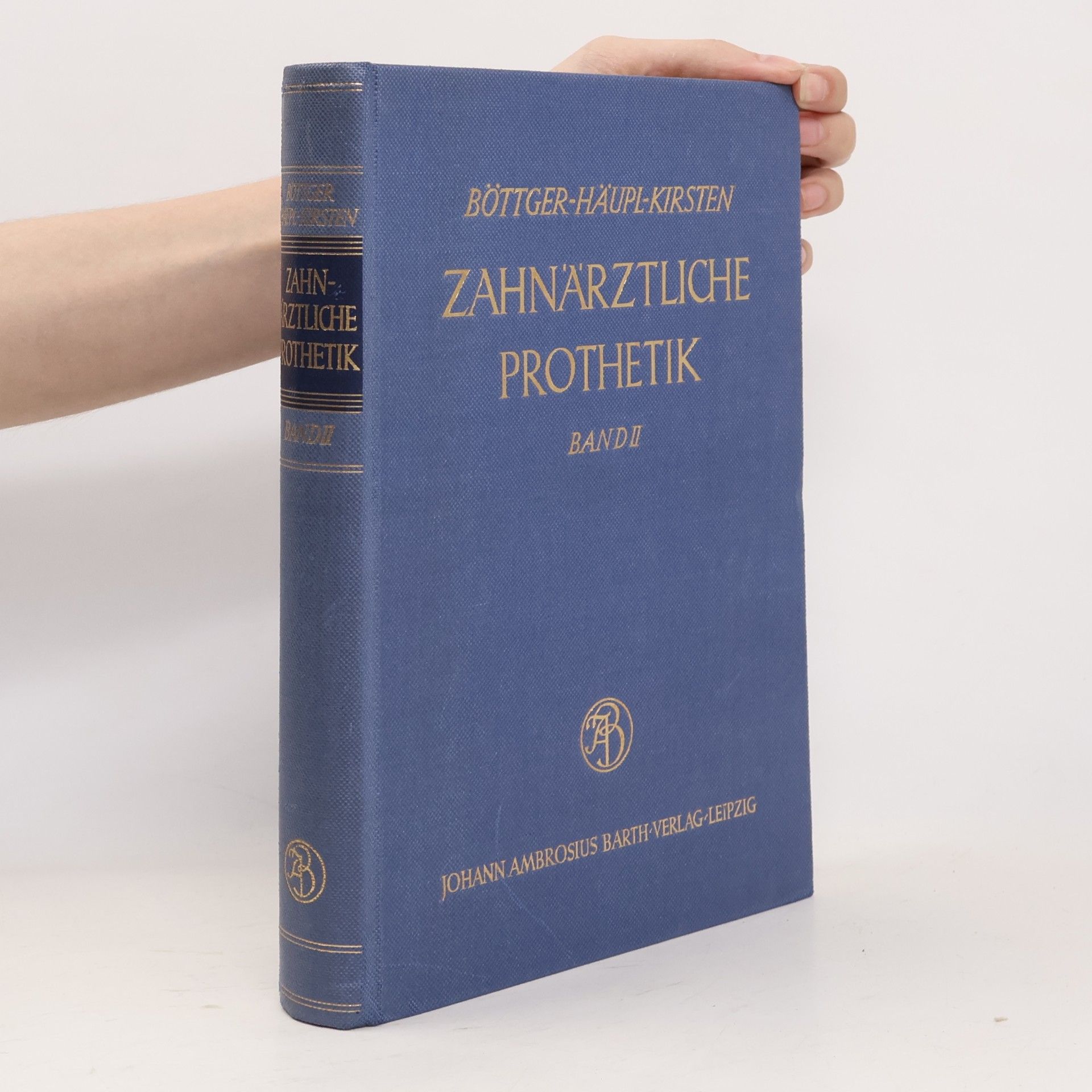 Zahnärztliche Prothetik. Band II.