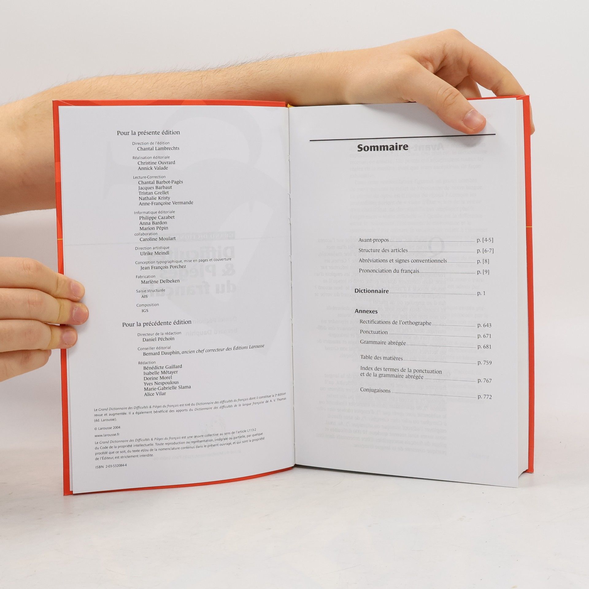 Daniel Péchoin Larousse Grand Dictionnaire: Dictionnaire des difficultés de la langue française