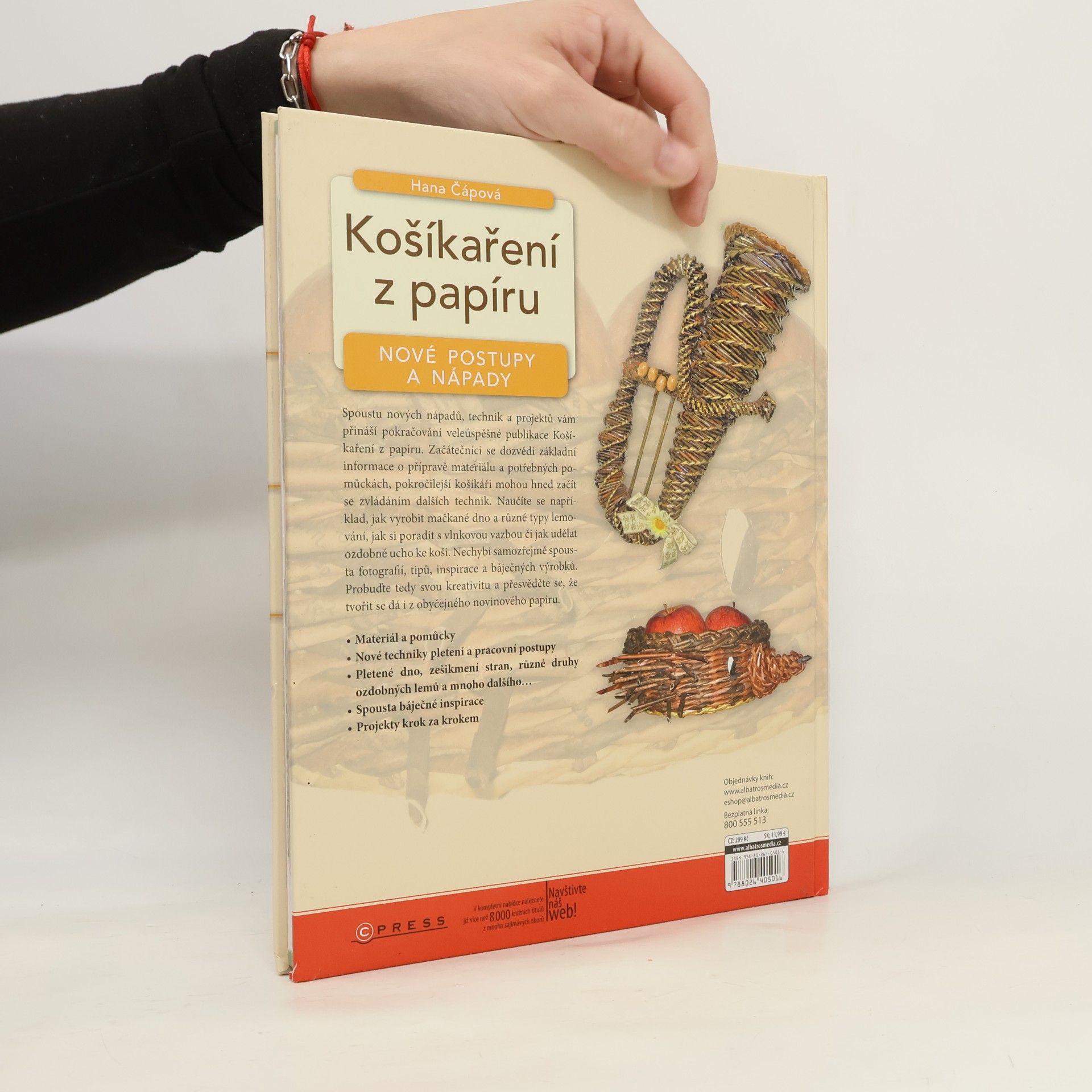 Hana Čápová Košíkaření z papíru - Nové postupy a nápady