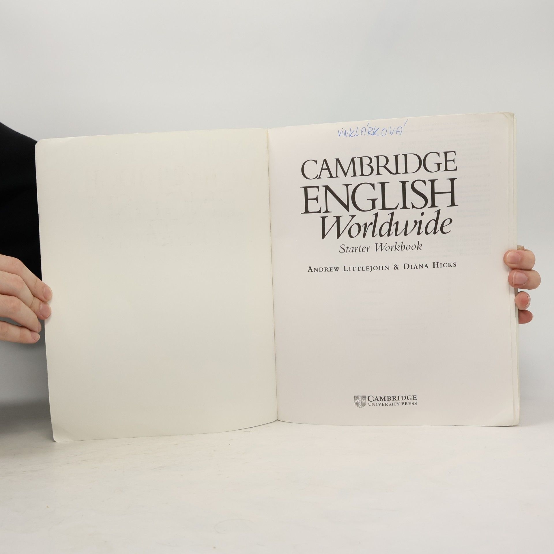 Andrew Littlejohn Cambridge English Worldwide Starter Workbook