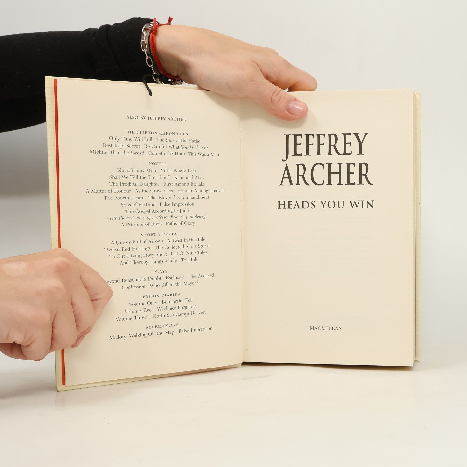 Jeffrey Archer Heads you win
