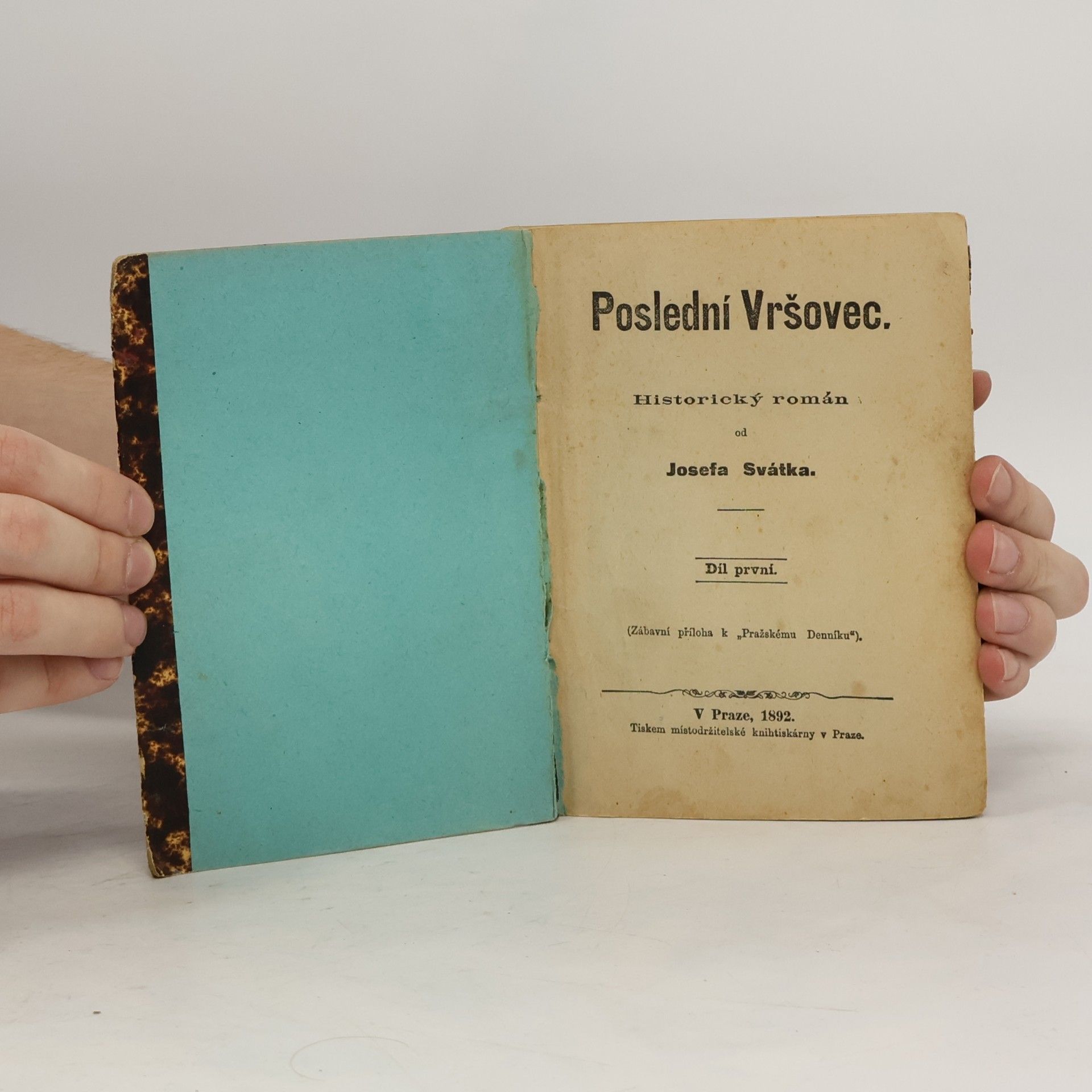 Josef Svátek Poslední Vršovec I.
