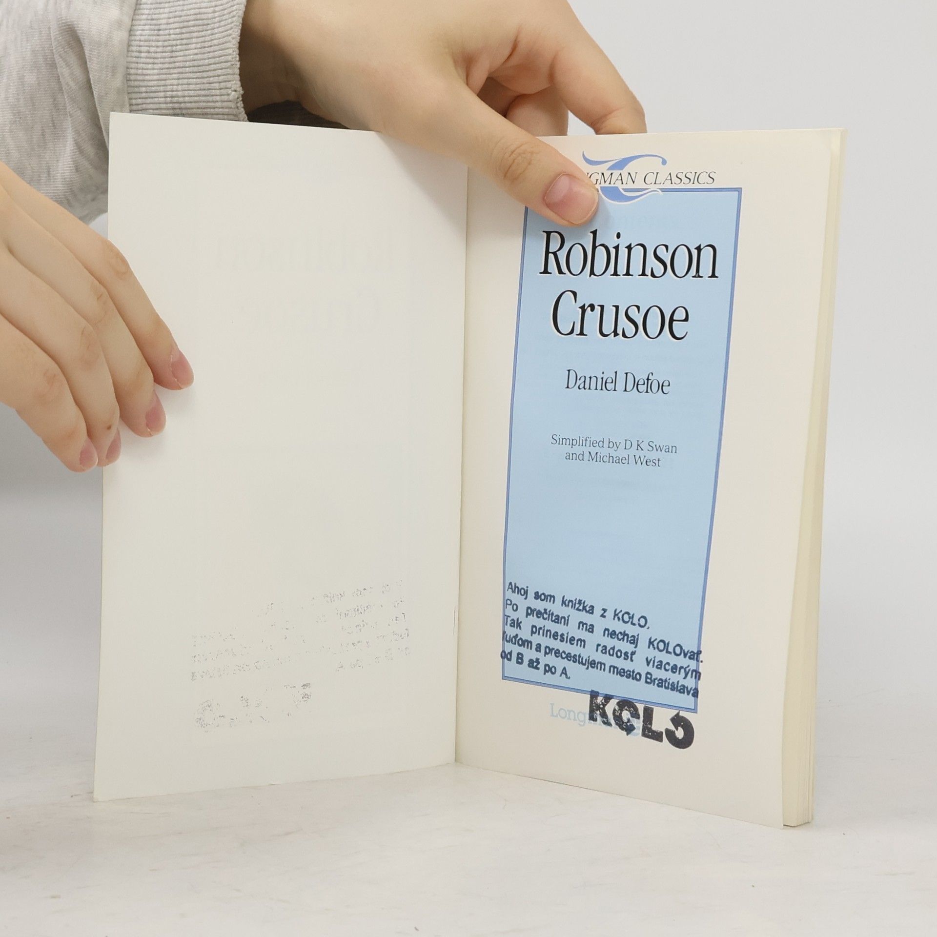 Daniel Defoe Robinson Crusoe
