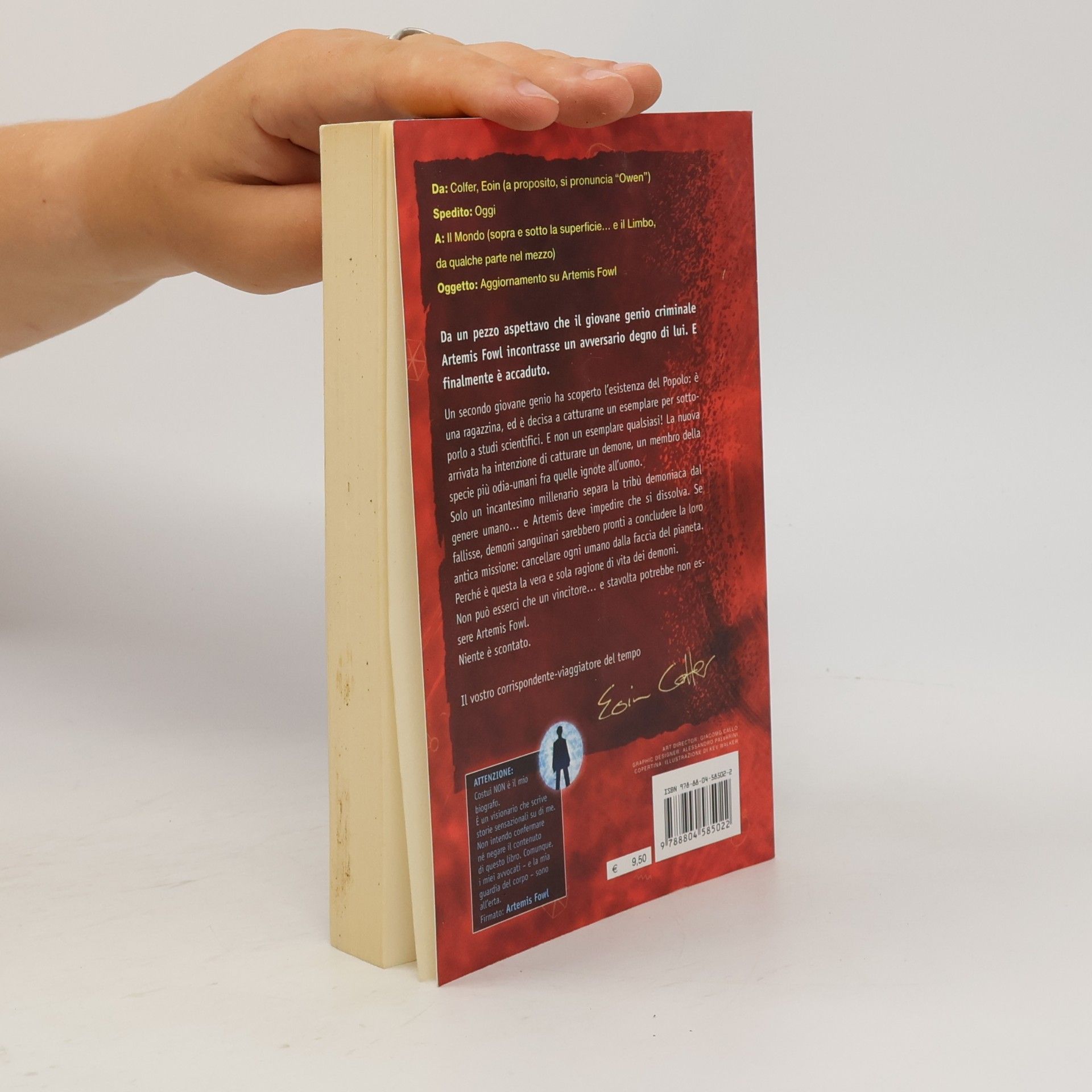 Eoin Colfer Artemis Fowl: La colonia perduta