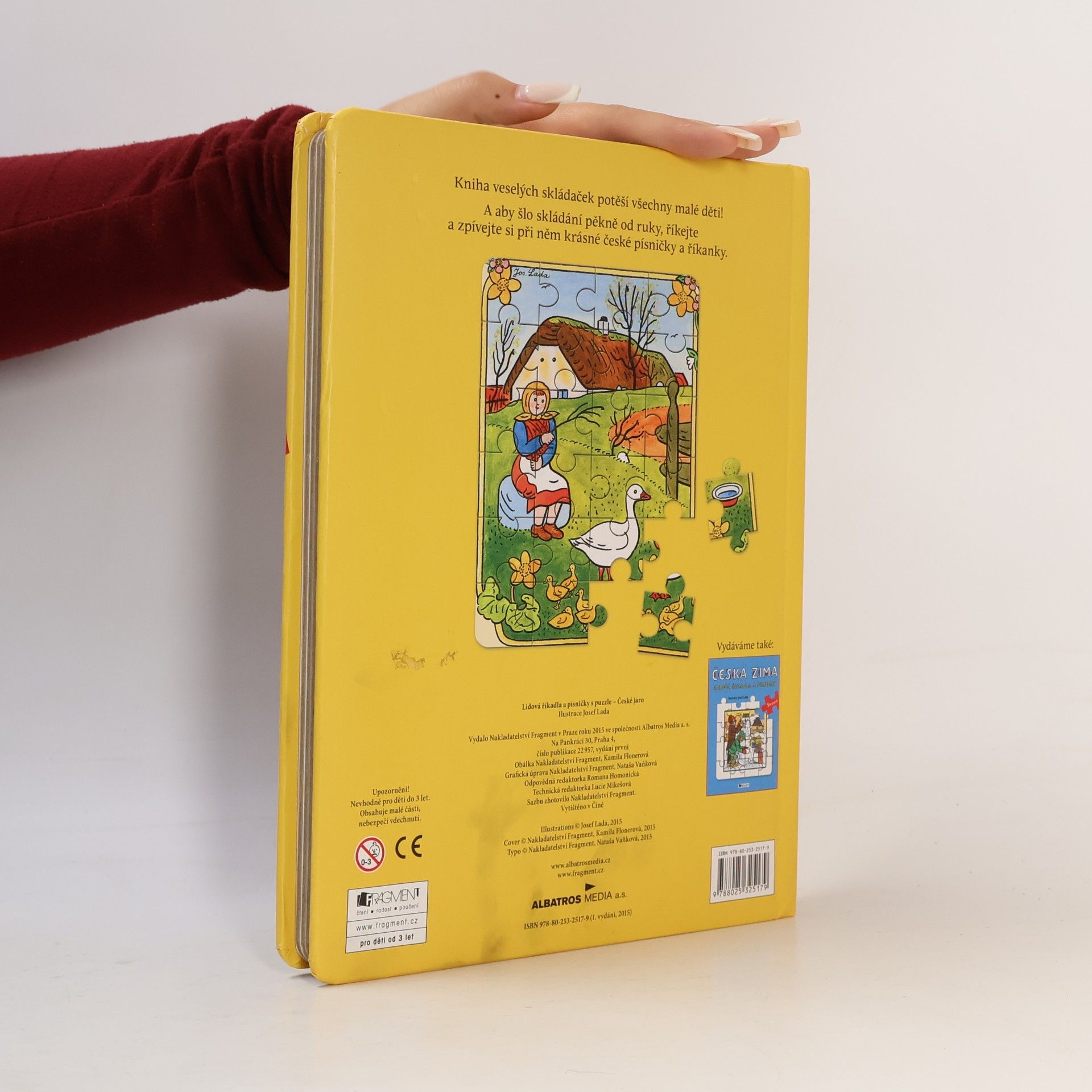Josef Lada Lidová říkadla a písničky s puzzle - České jaro