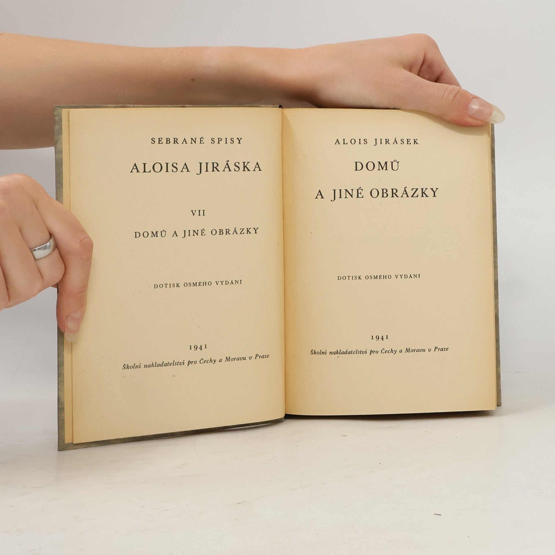 Alois Jirásek Domů a jiné obrázky