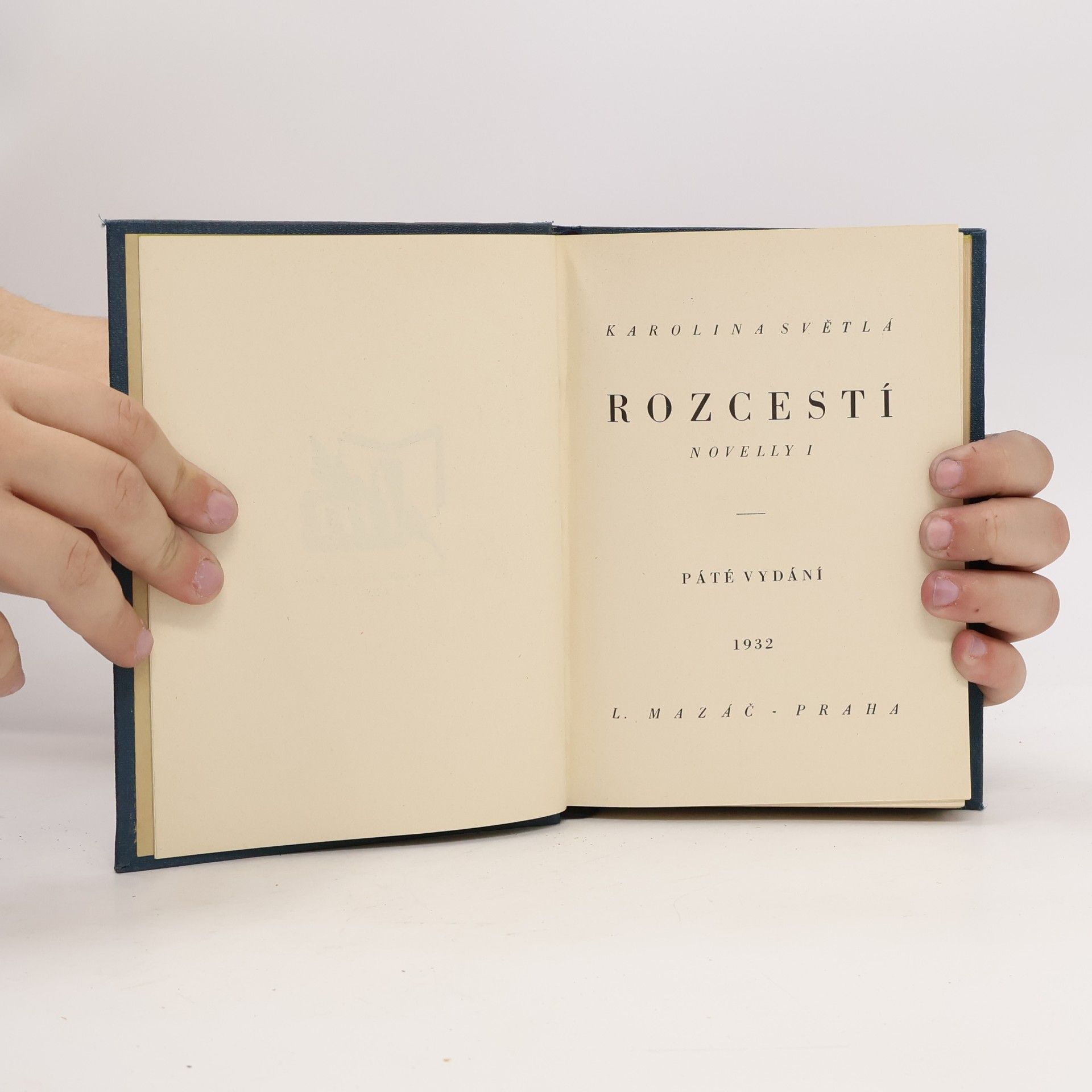 Karolina Světlá Rozcestí. Novelly I