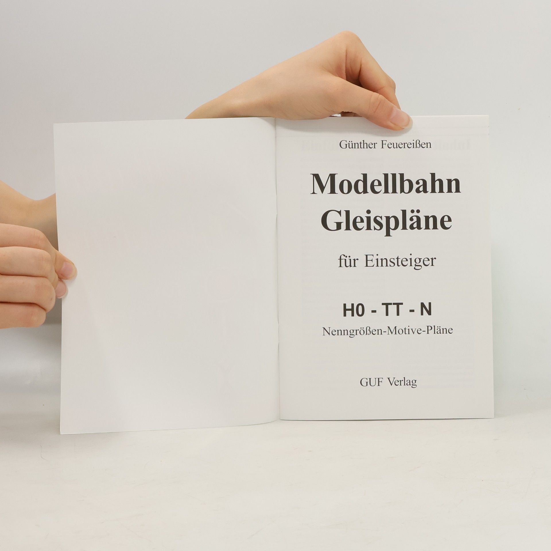 Günther Feuereissen Modellbahn Gleispläne für Einsteiger